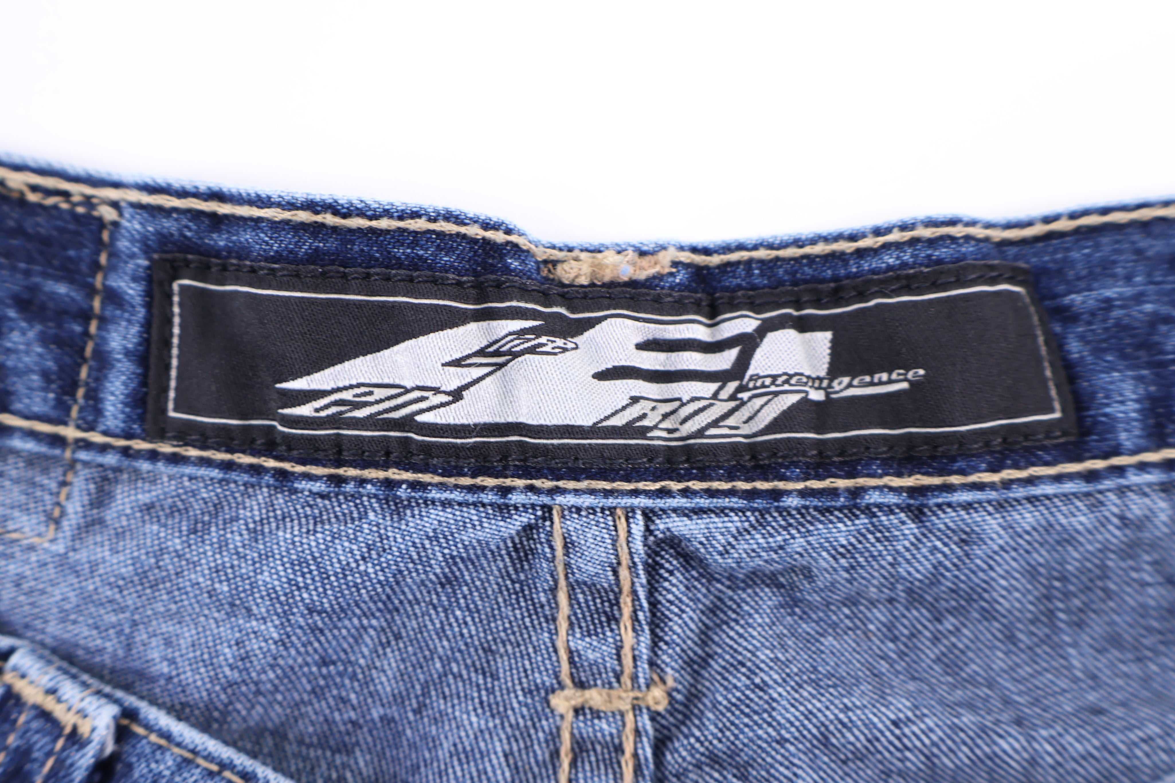 Y2K LEI Dark Wash Denim Shorts