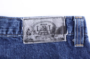 Y2K LEI Dark Wash Denim Shorts