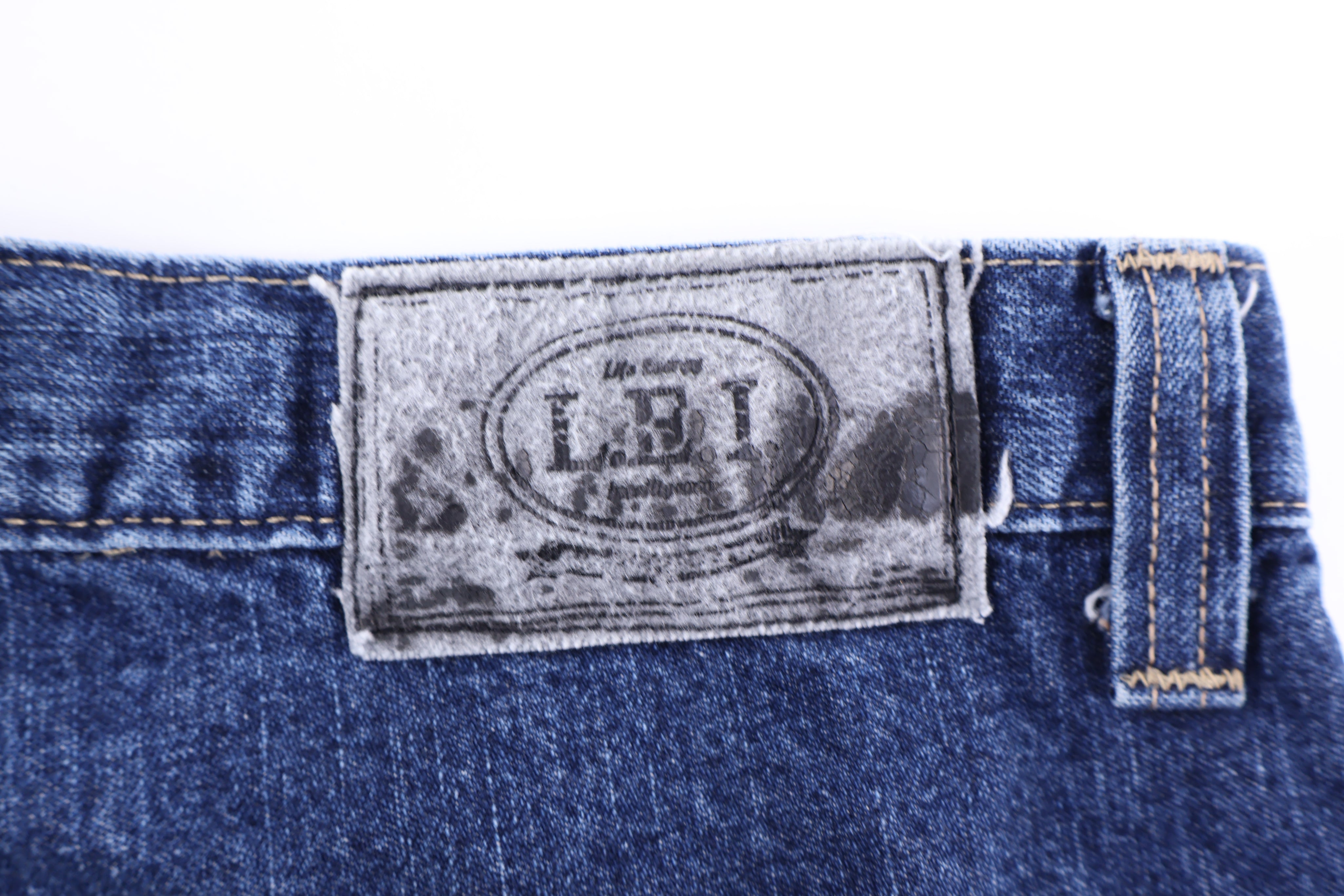 Y2K LEI Dark Wash Denim Shorts