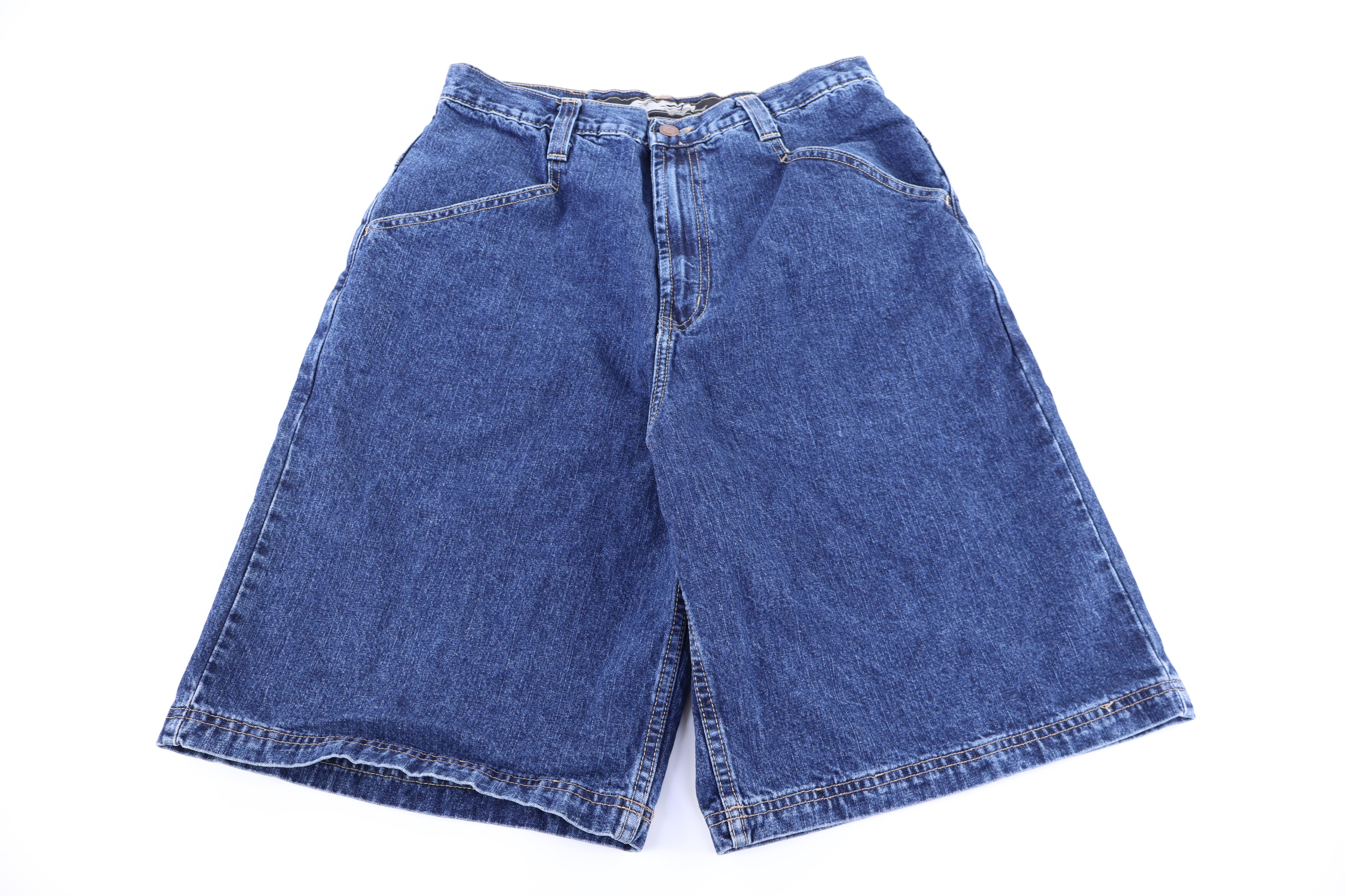 Y2K LEI Dark Wash Denim Shorts