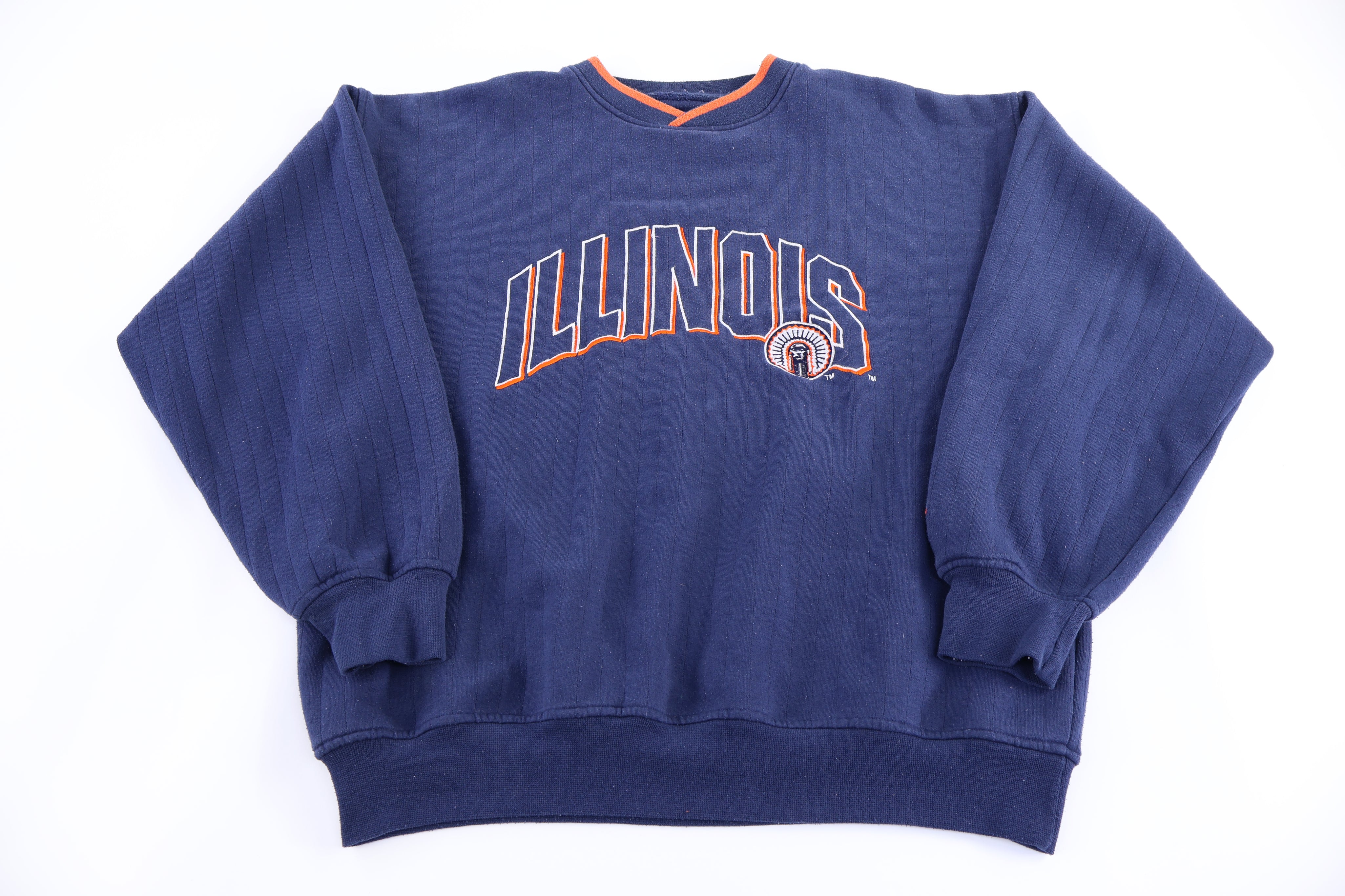 90's University of Illinois Embroidered Sweatshirt