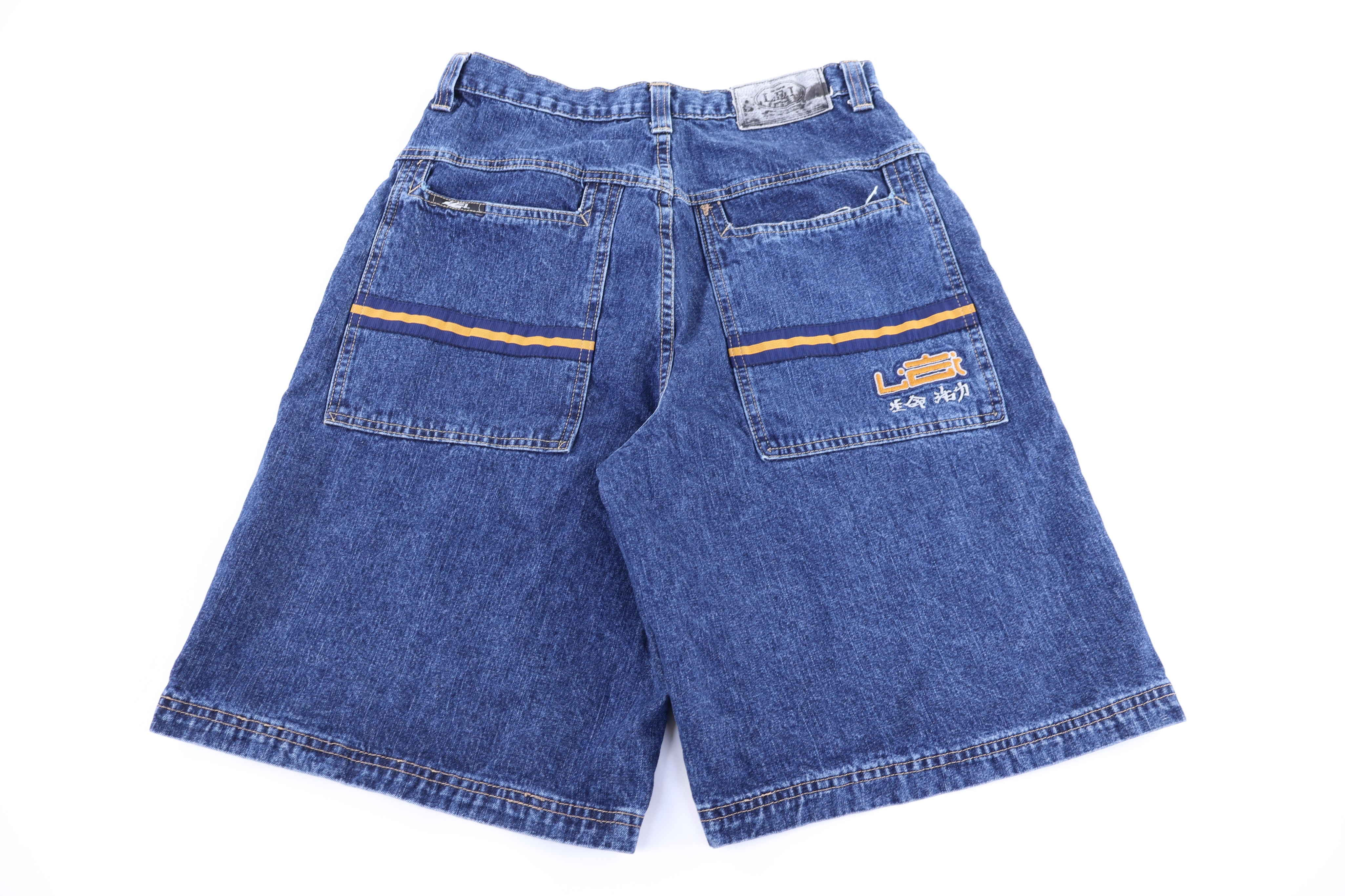 Y2K LEI Dark Wash Denim Shorts