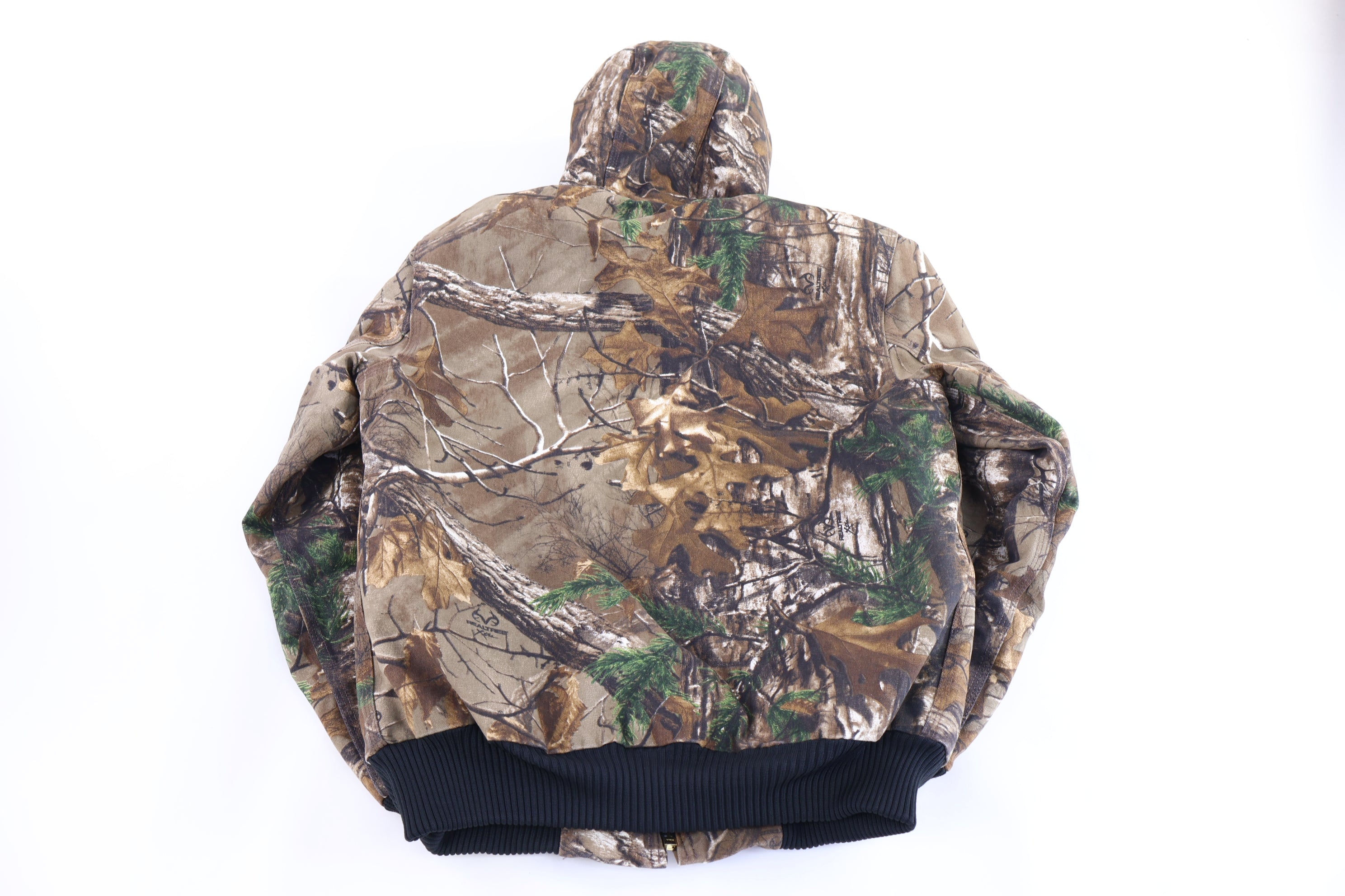 Carhartt Logo Patch Camo Full Zip Jacket