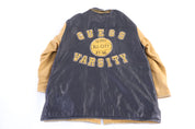 Vintage Guess Full Zip Leather Coat