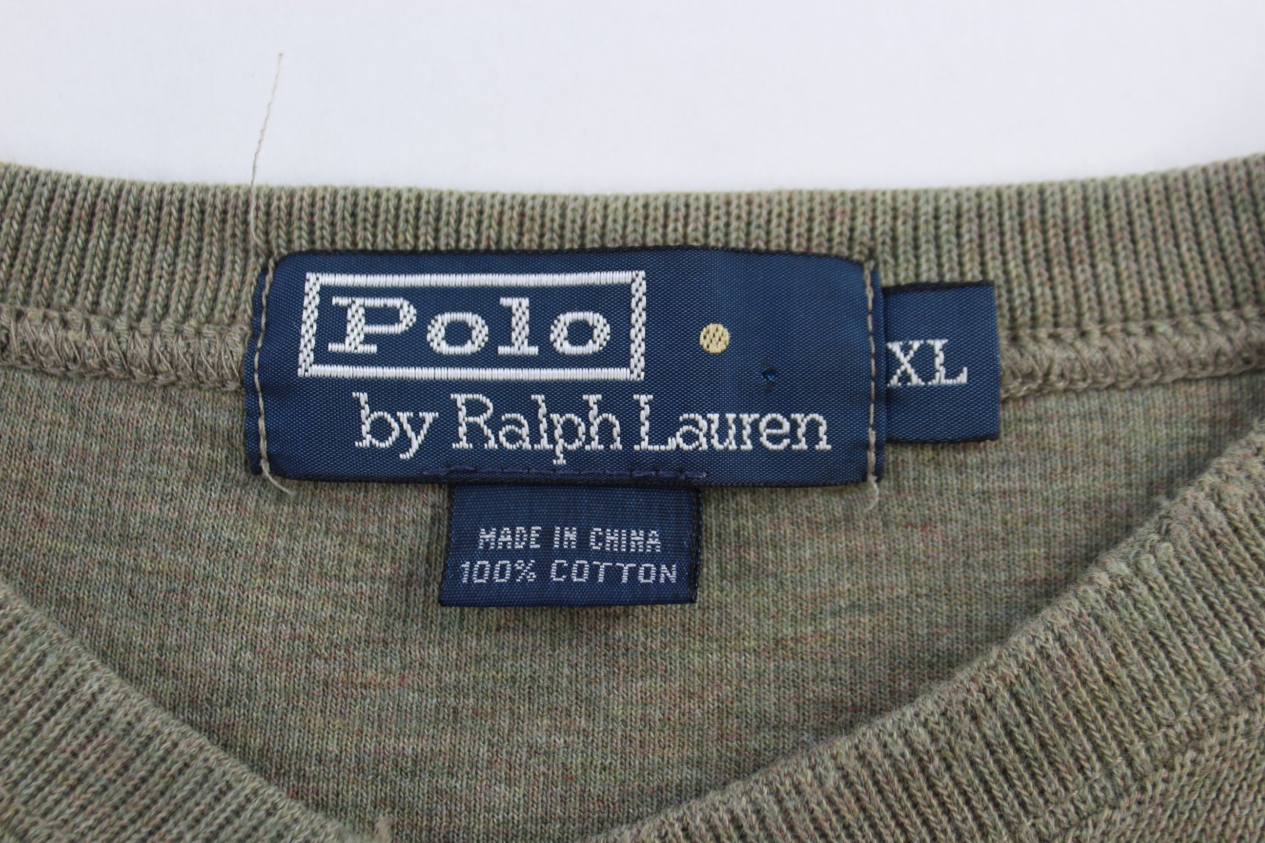 Polo by Ralph Lauren Embroidered Logo Green Sweater