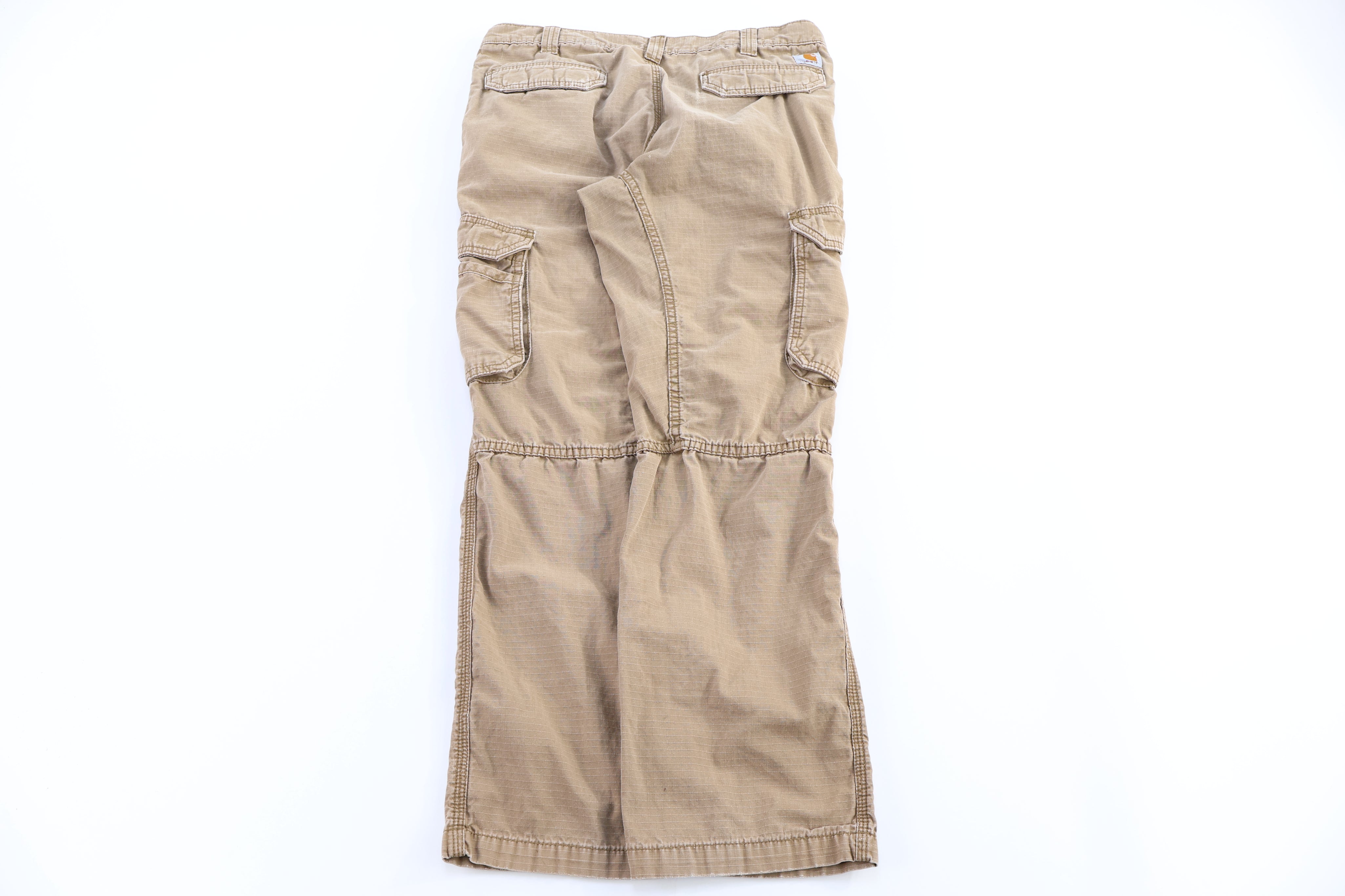 Carhartt Logo Patch Tan Relaxed Fit Pants