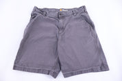 Carhartt Logo Patch Grey Shorts