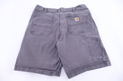 Carhartt Logo Patch Grey Shorts