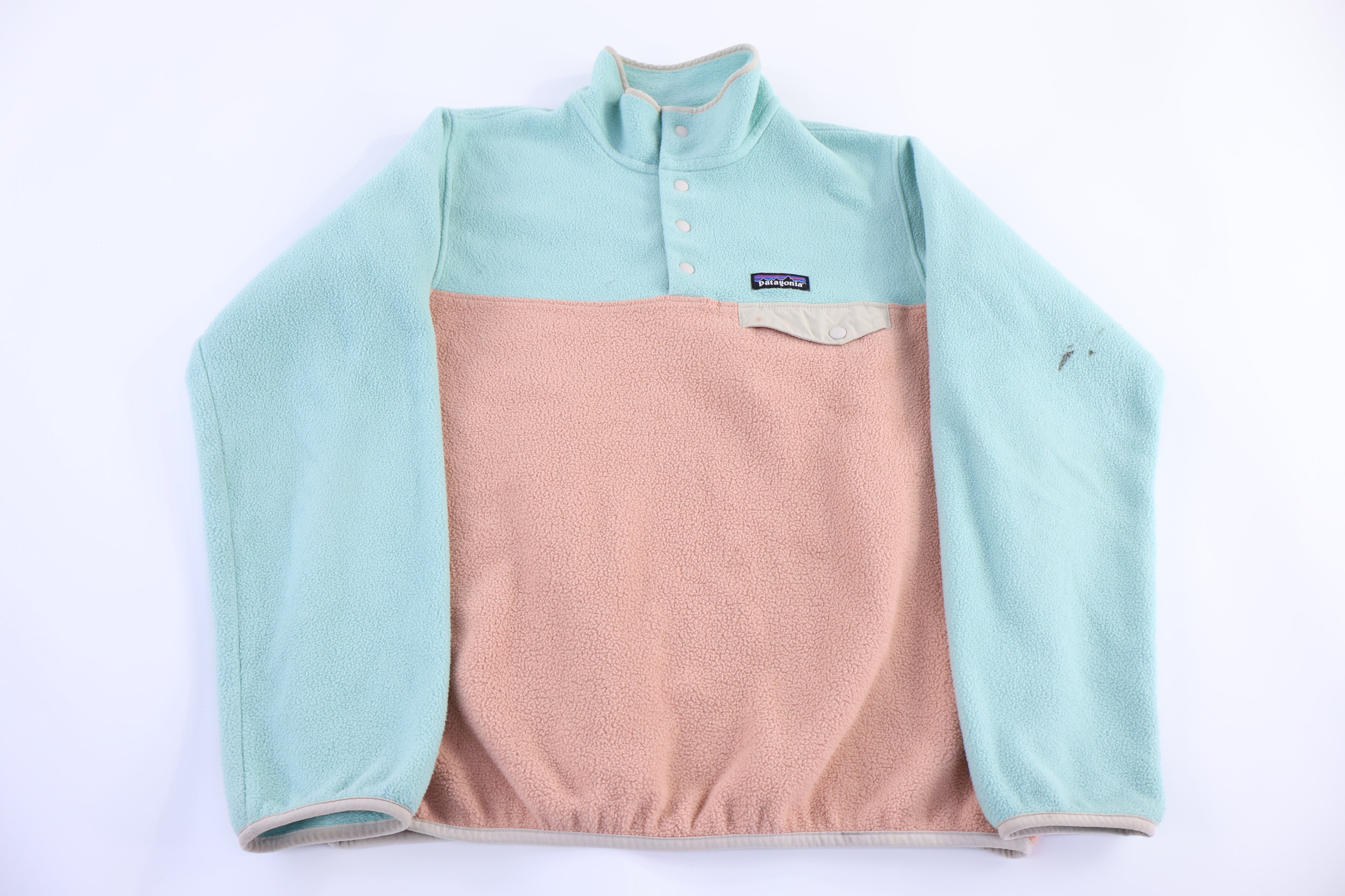 Patagonia Synchilla Logo Patch Snap-T Fleece Pullover