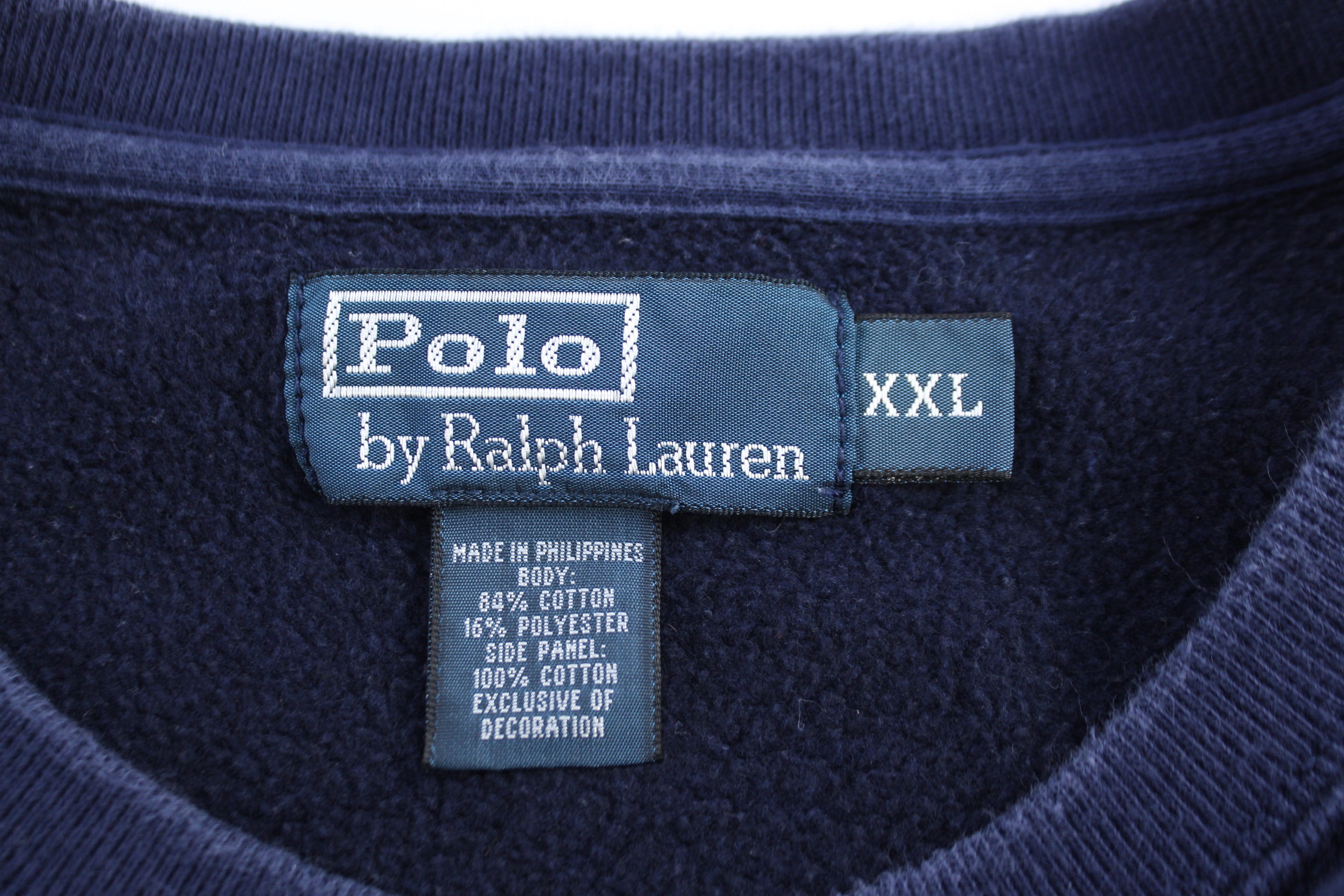 Polo by Ralph Lauren Embroidered Logo Blue Sweater