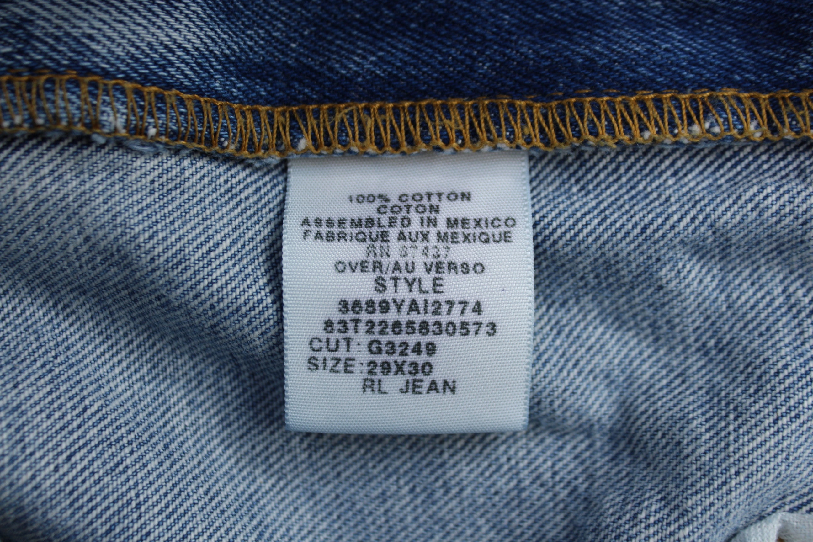 Polo Ralph Lauren Light Wash Denim Jeans