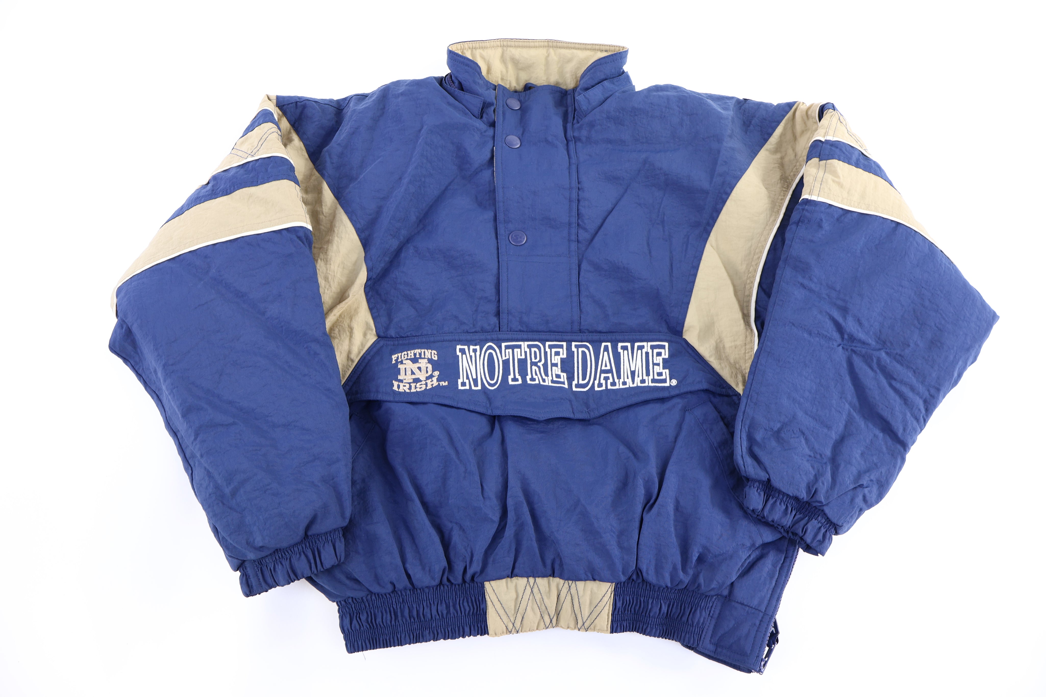 Vintage Starter University of Notre Dame Puffer Jacket