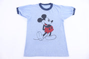 80's Walt Disney World Mickey Mouse Ringer T-shirt