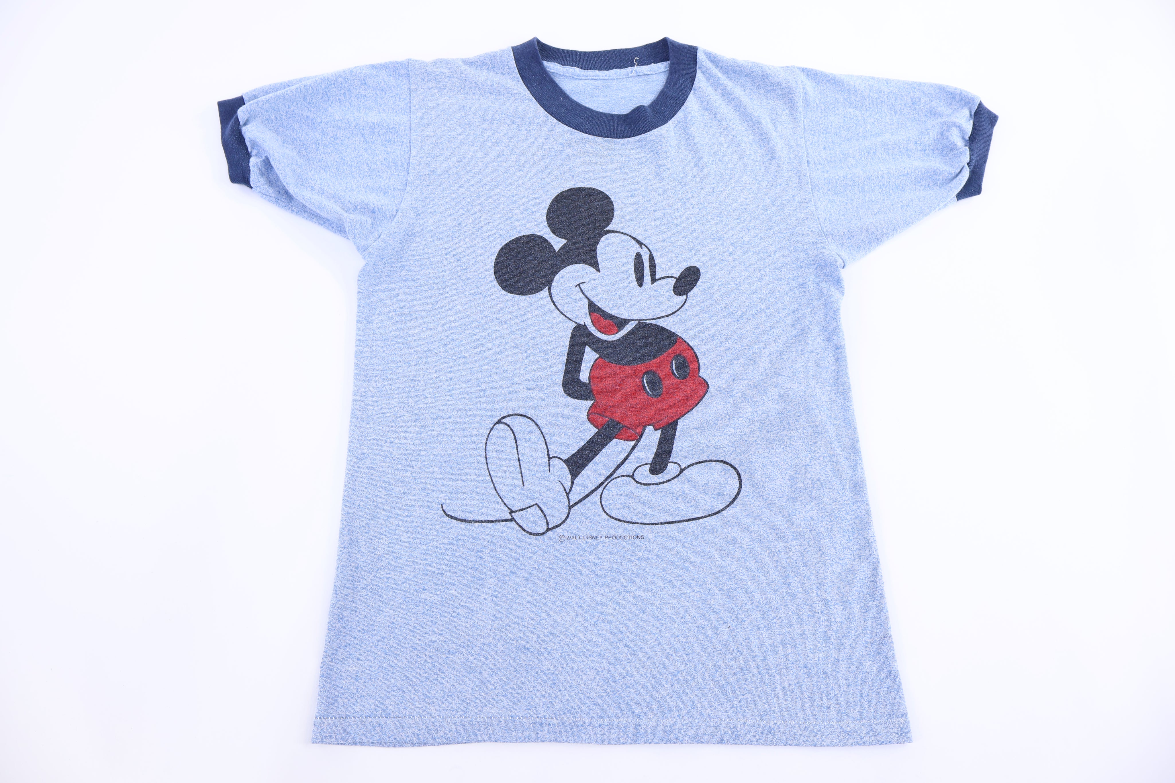 80's Walt Disney World Mickey Mouse Ringer T-shirt