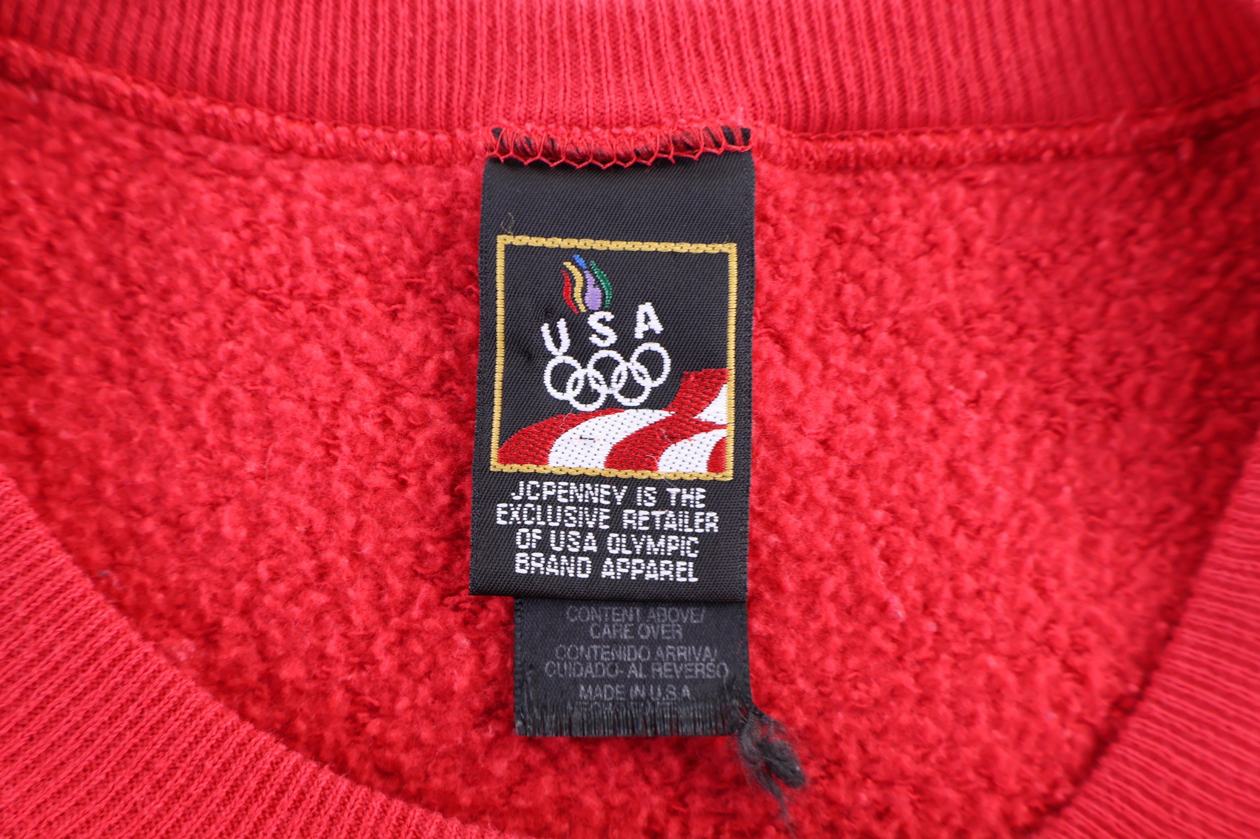 90's USA Olympics Red Sweatshirt