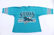90's San Jose Sharks Hockey T-shirt