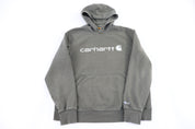 Carhartt Logo Graphic Green Pullover Hoodie
