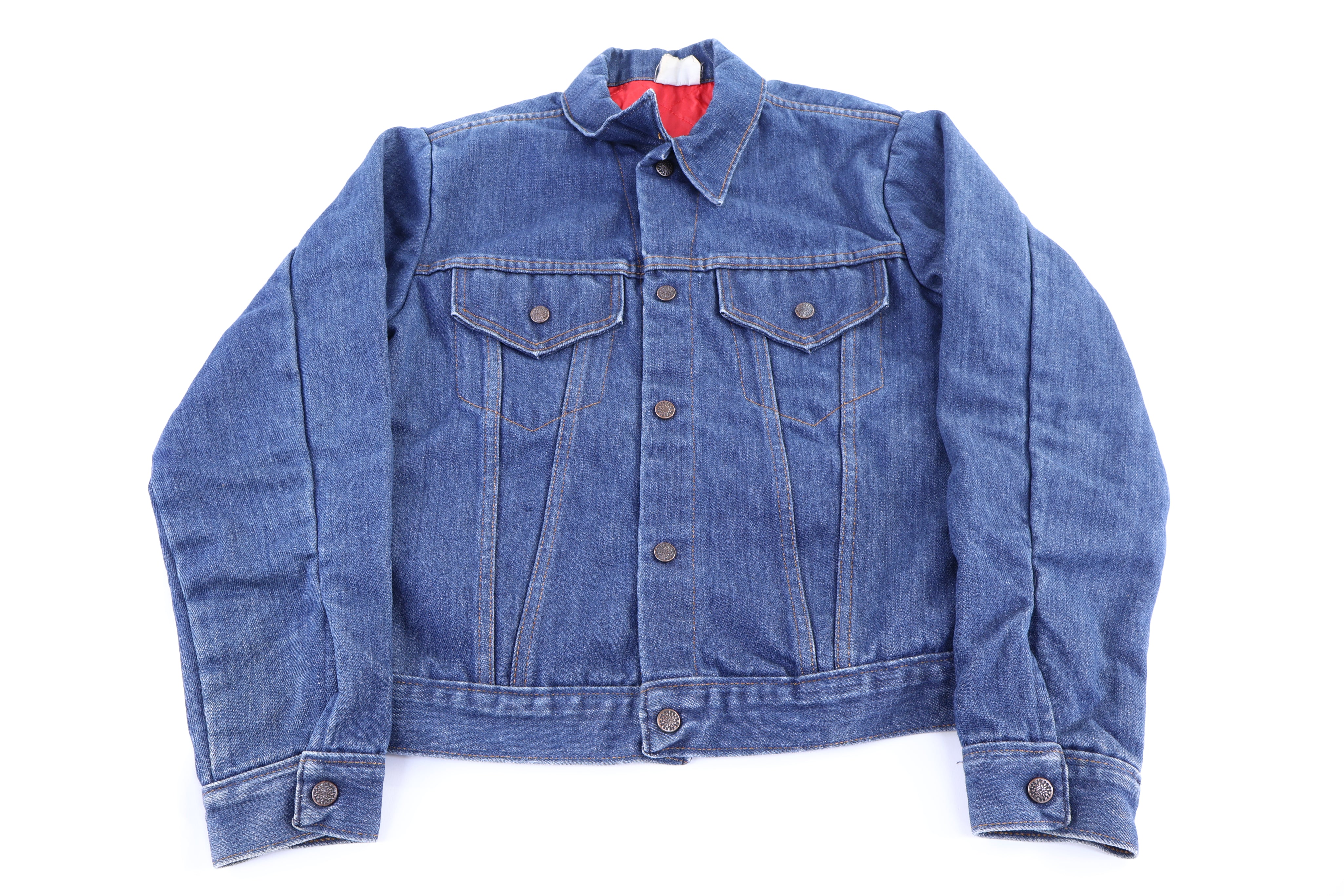 80's Dark Wash Insulated Denim Jacket