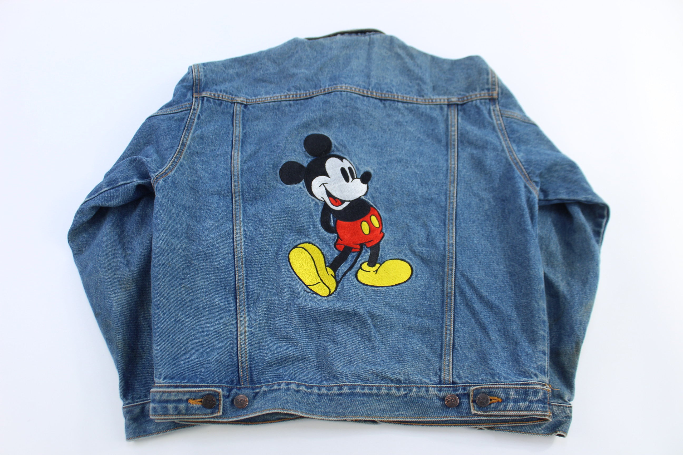 90's Mickey Inc Dark Wash Denim Jacket