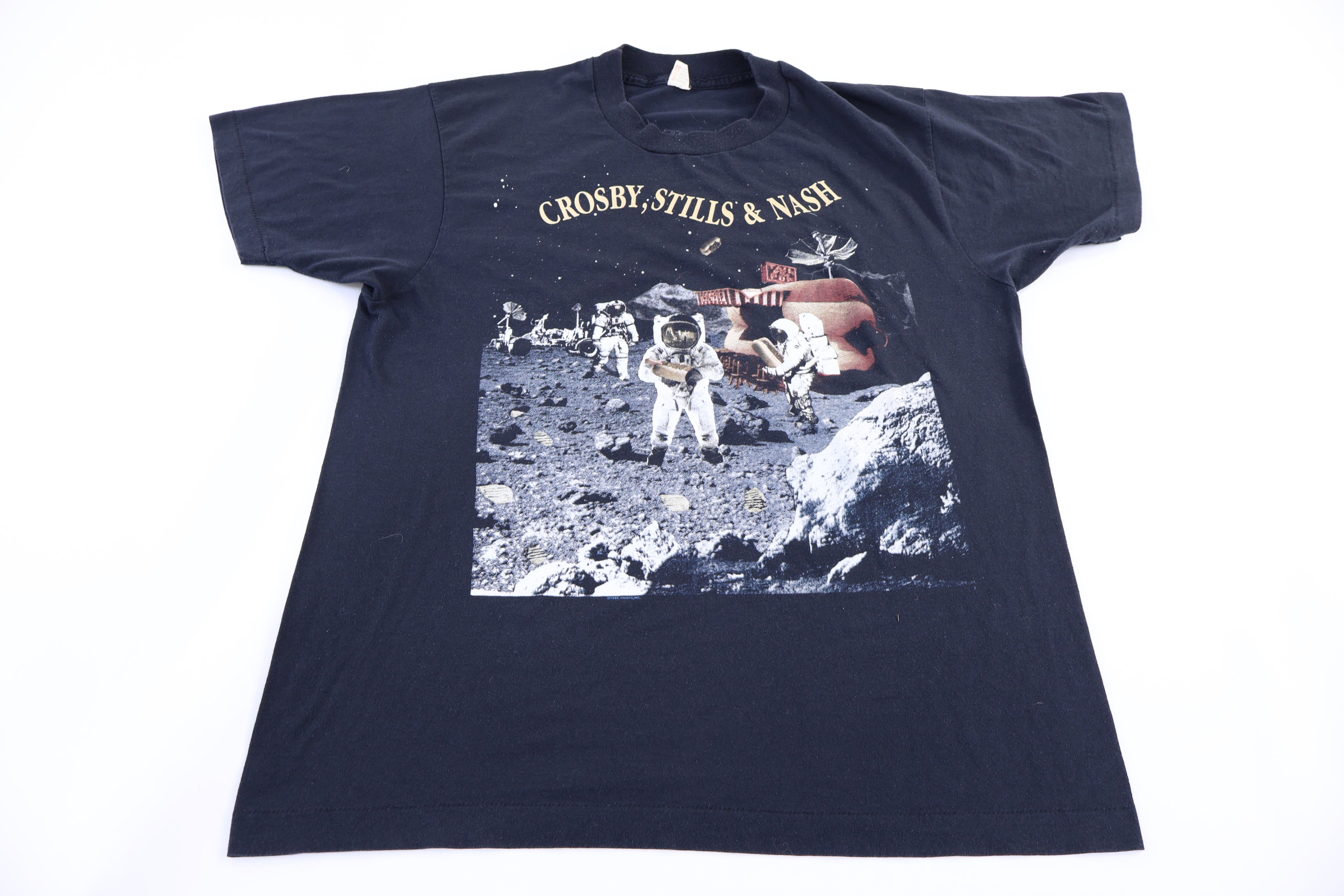 80's Crosby Stills & Nash Live It Up T-shirt