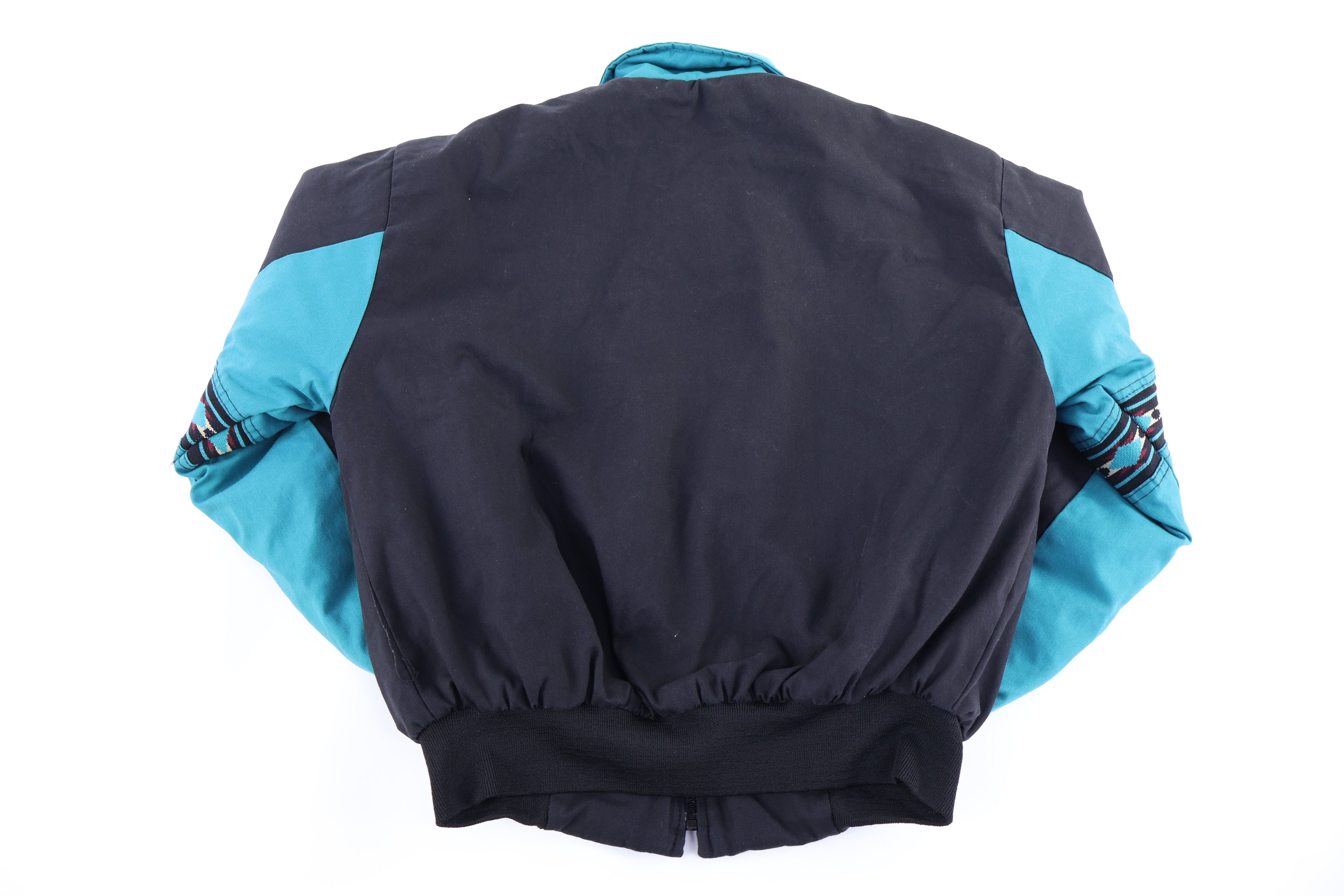 90's Western Frontier Aztec Pattern Full Zip Jacket