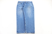 Carhartt Logo Patch Medium Wash Denim Jeans