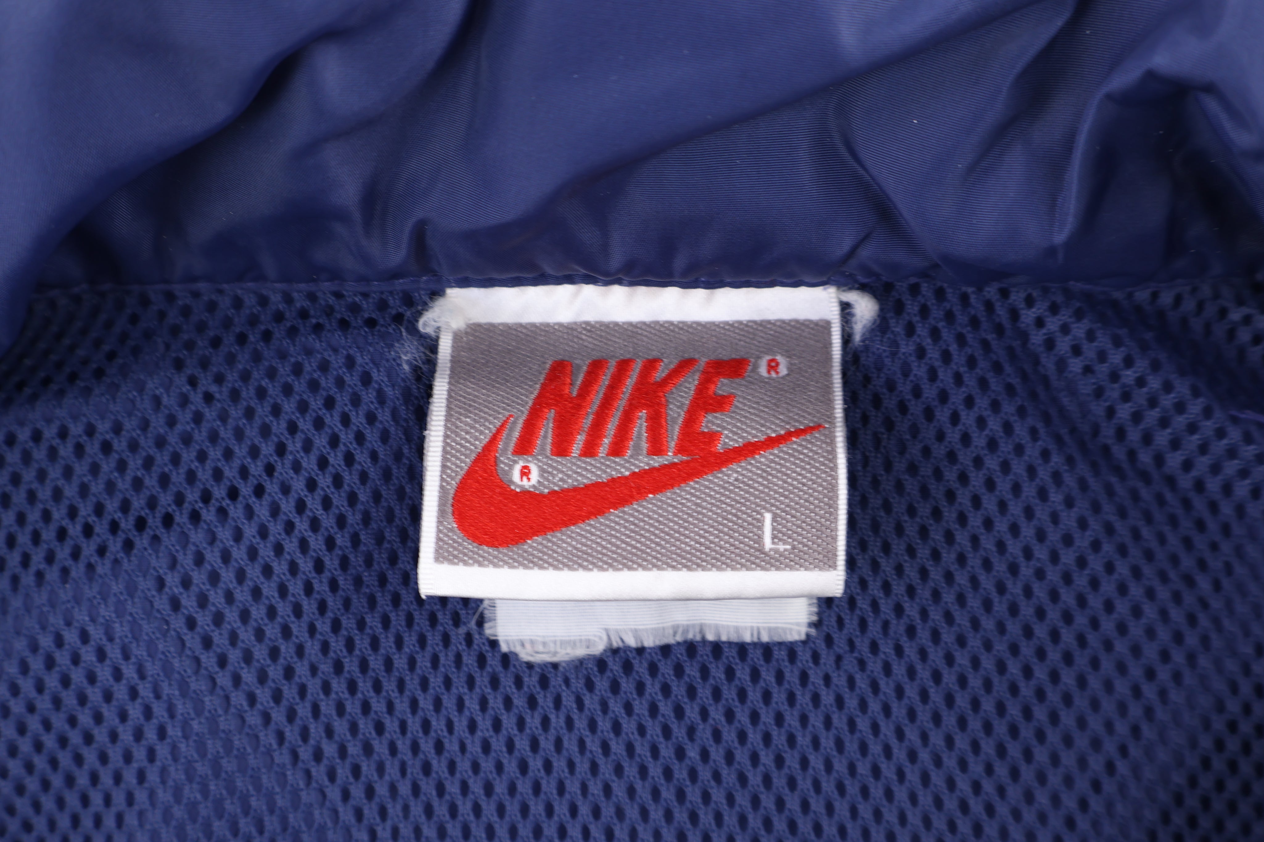 90's Nike Embroidered Logo Full Zip Windbreaker