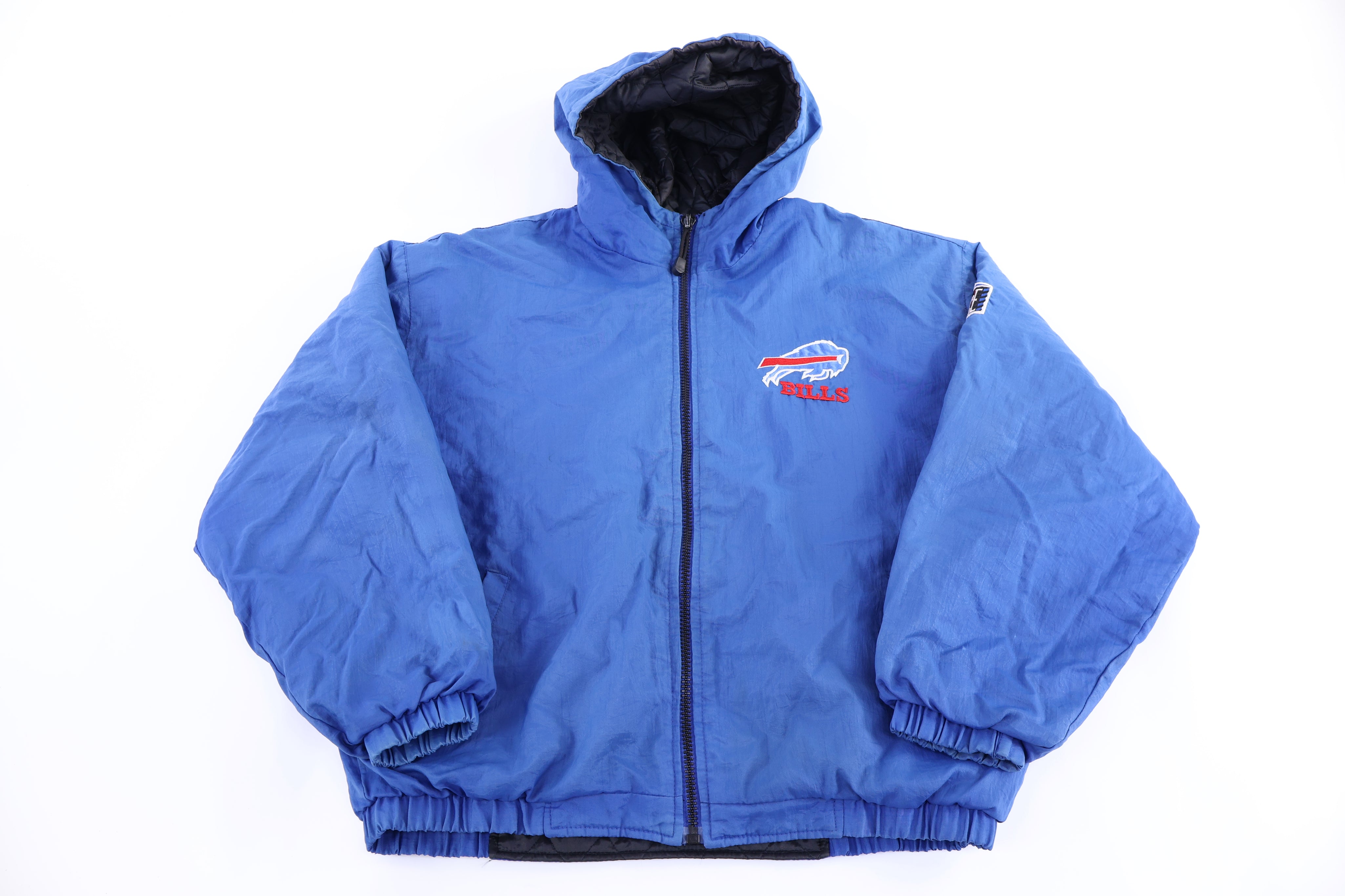 90's Pro Player Buffalo Bills Football Reversible Parka Jacket