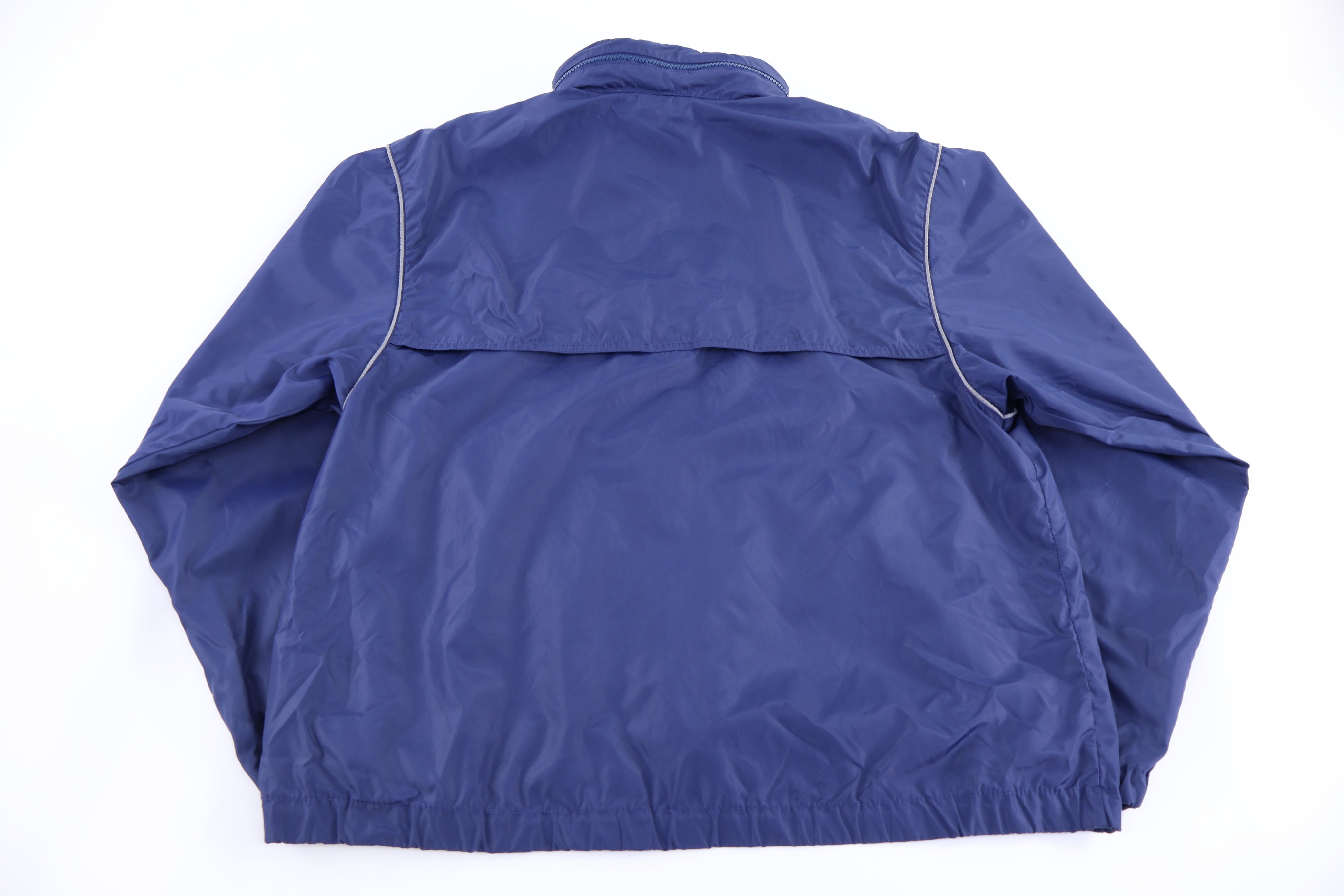 90's Nike Embroidered Logo Full Zip Windbreaker