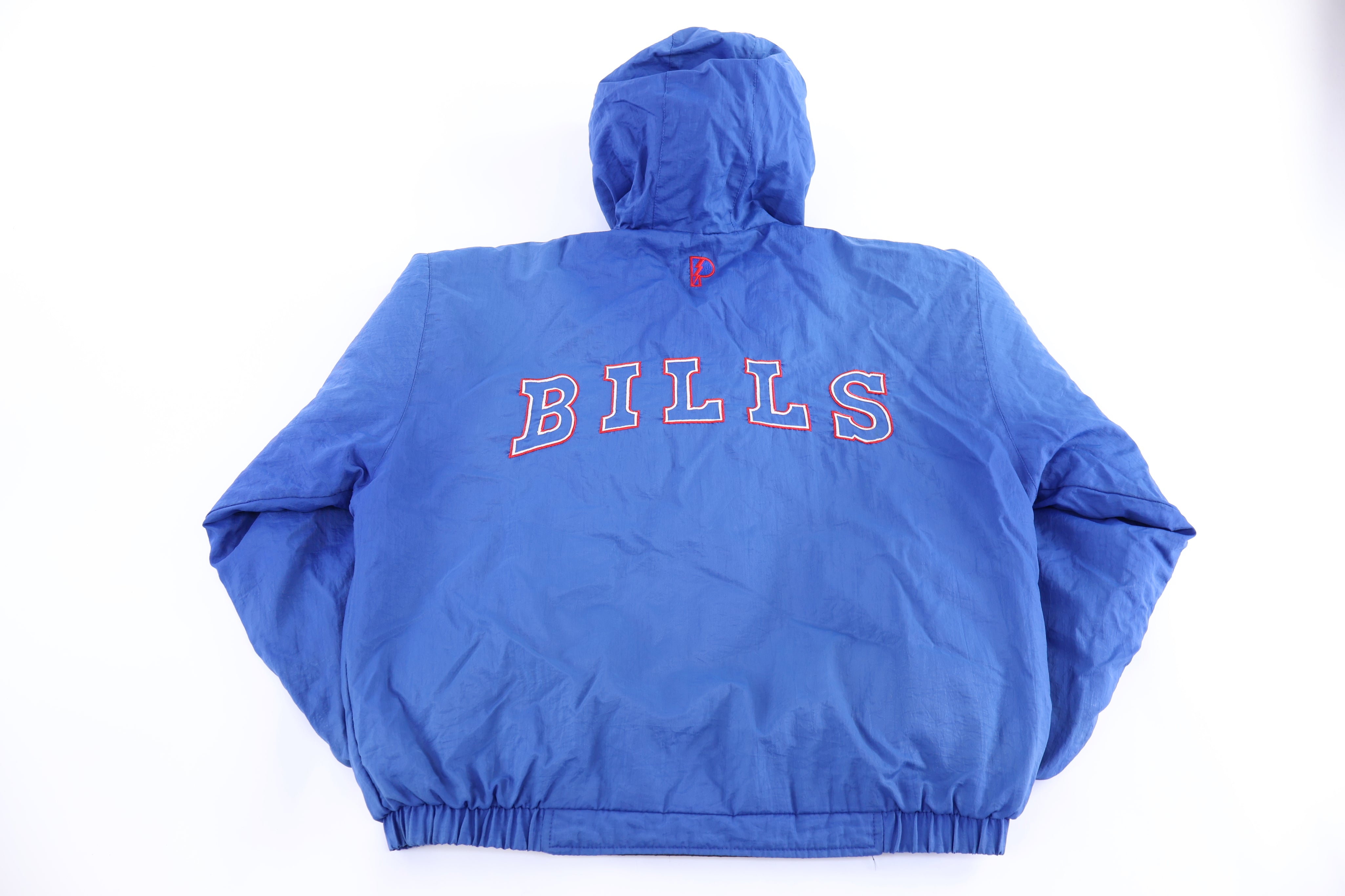 90's Pro Player Buffalo Bills Football Reversible Parka Jacket