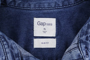 GAP Denim Button Down Vest