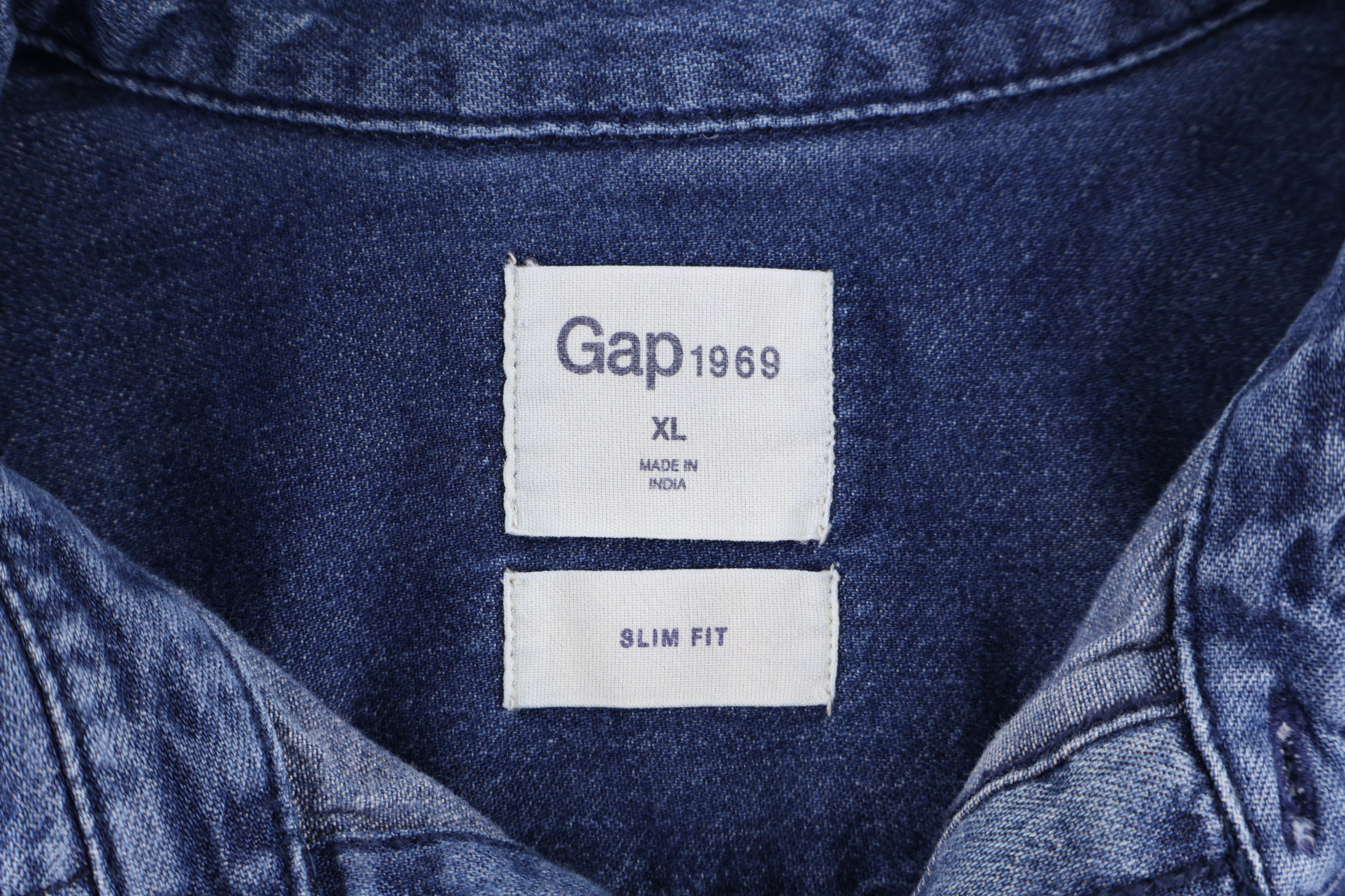 GAP Denim Button Down Vest