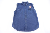 GAP Denim Button Down Vest