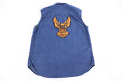 GAP Denim Button Down Vest
