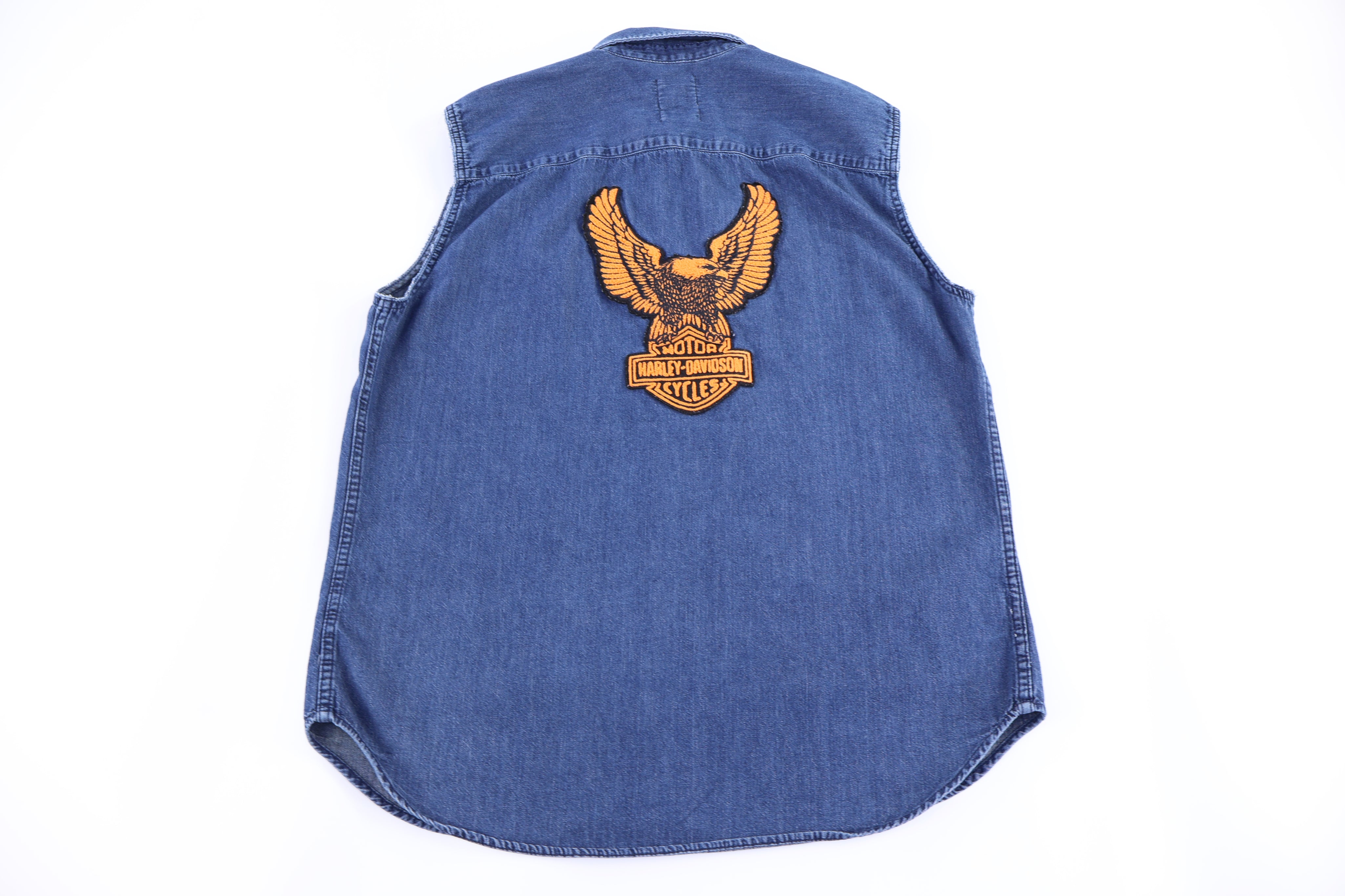 GAP Denim Button Down Vest