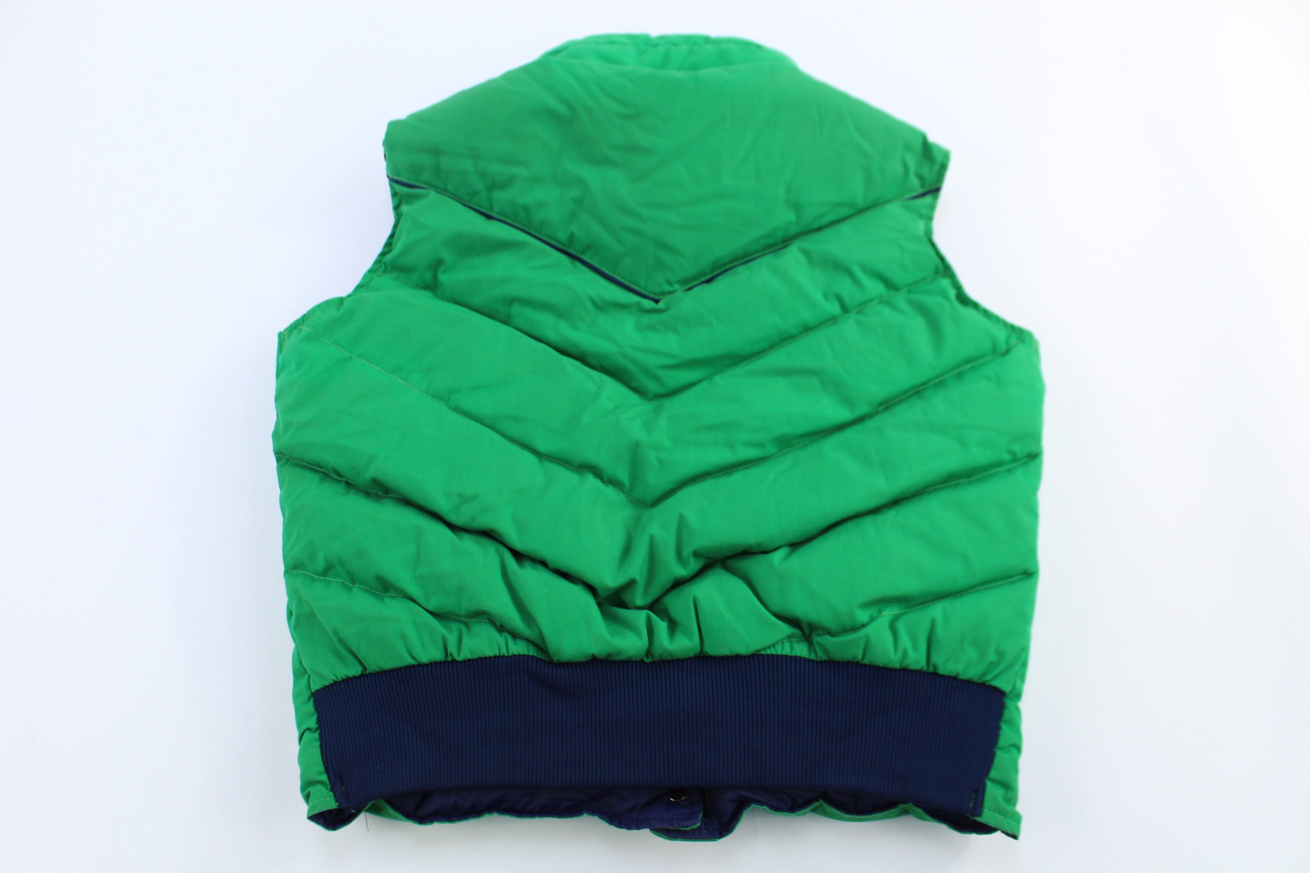 70's L.L. Bean Green Goose Down Puffer Vest