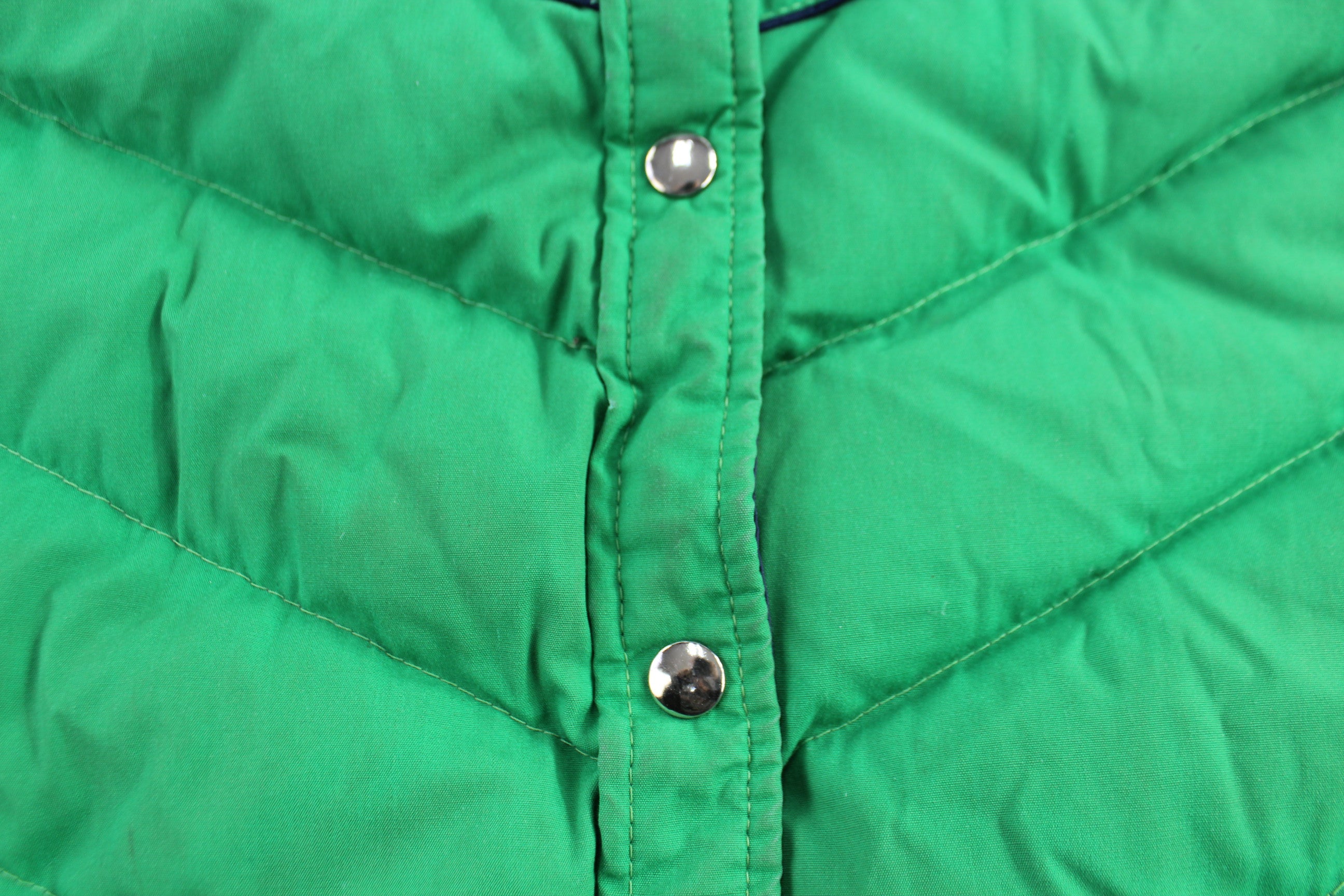 70's L.L. Bean Green Goose Down Puffer Vest