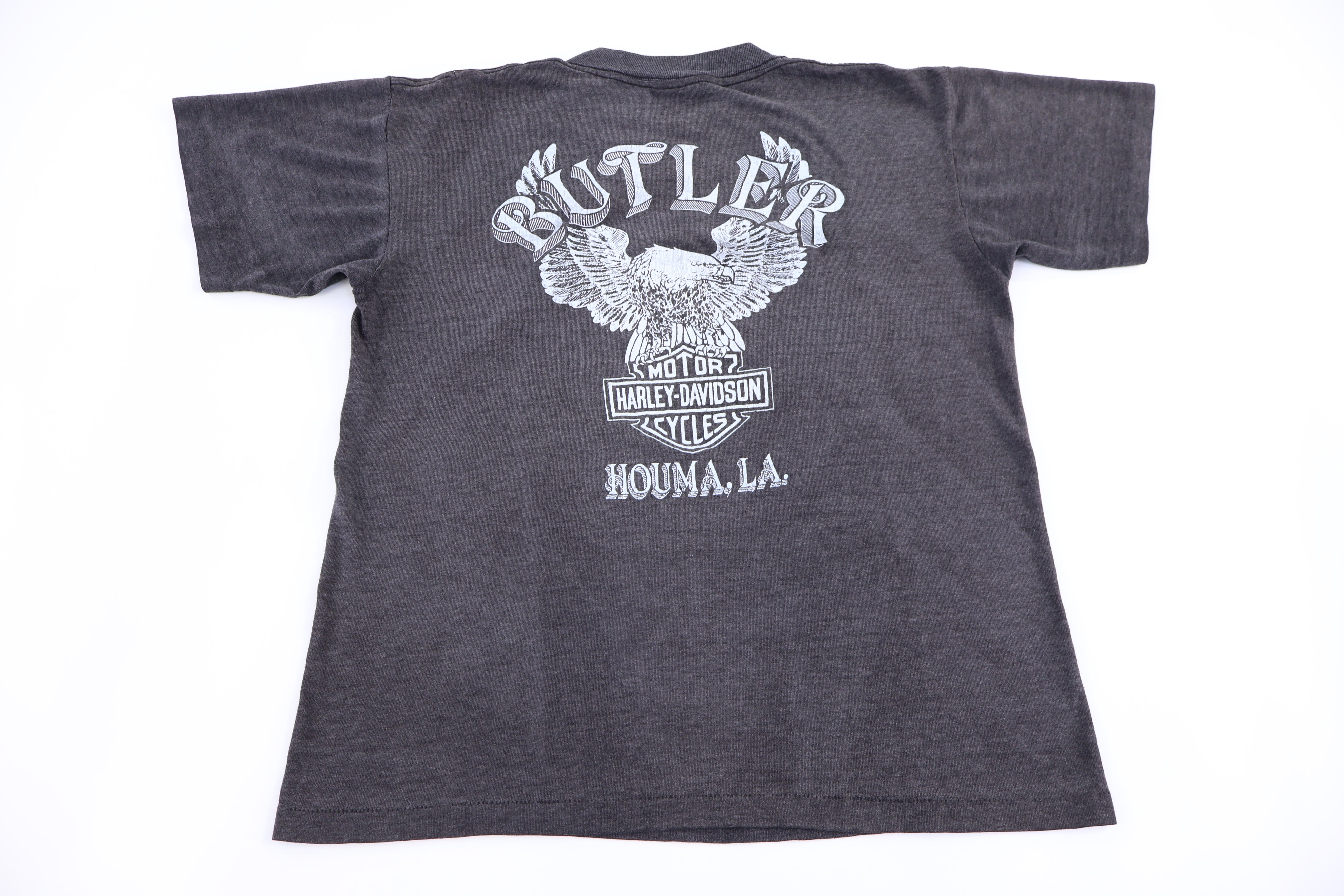 80's Harley Davidson Motorcycles 3D Emblem T-shirt