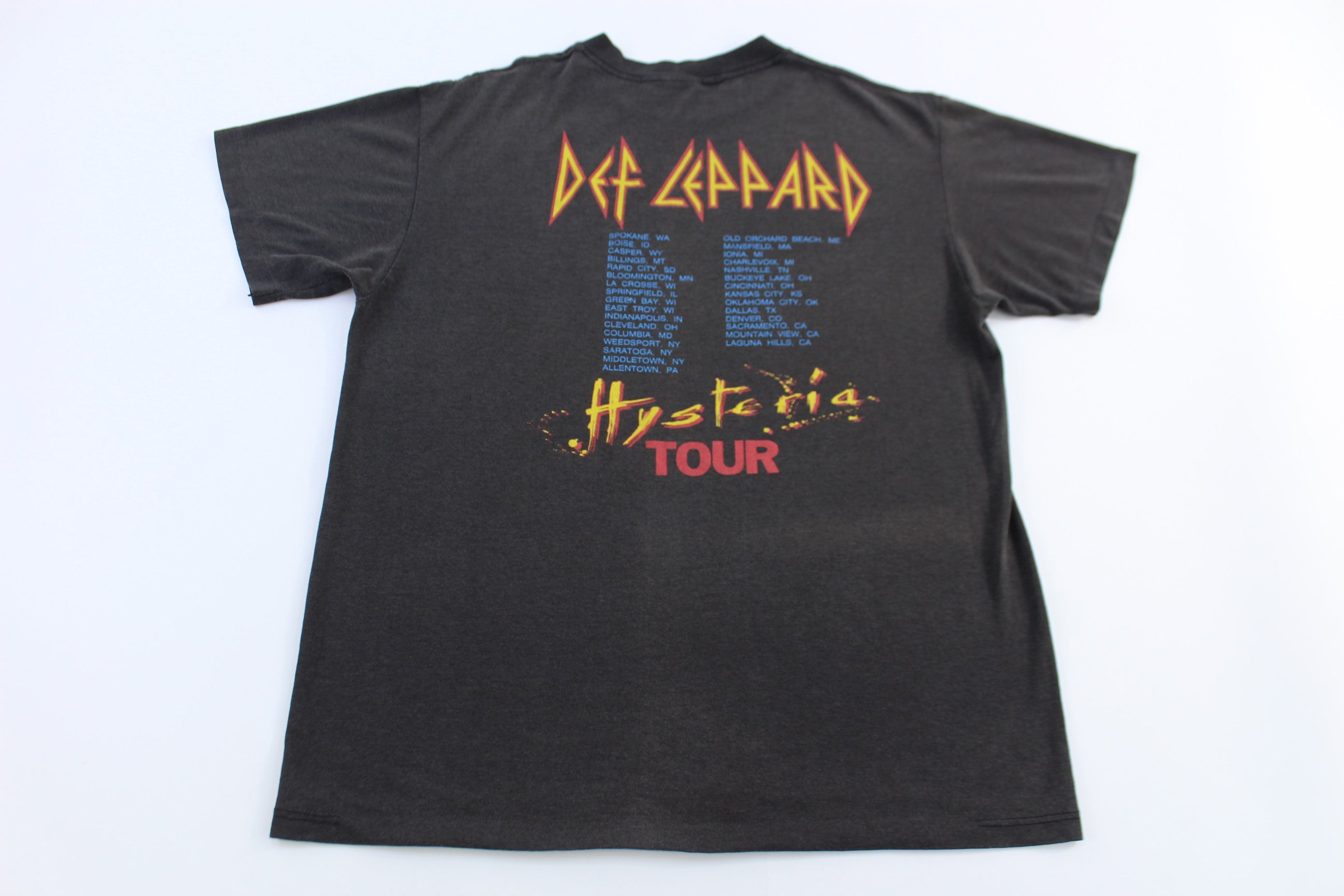 1987 Def Leppard Hysteria Tour T-shirt