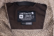 Carhartt Logo Patch Brown Full Zip Vest