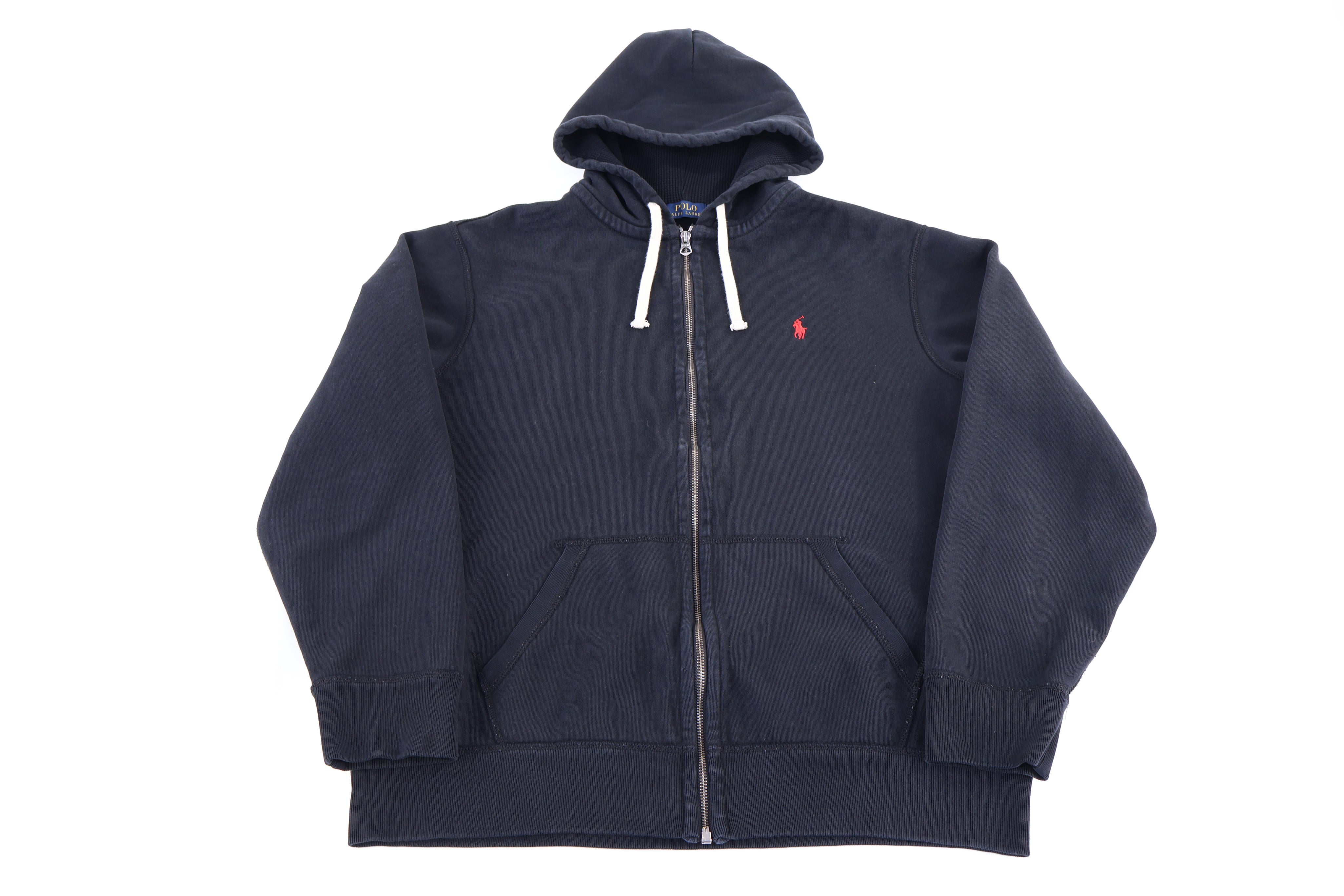 Polo Ralph Lauren Embroidered Logo Black Full Zip Jacket