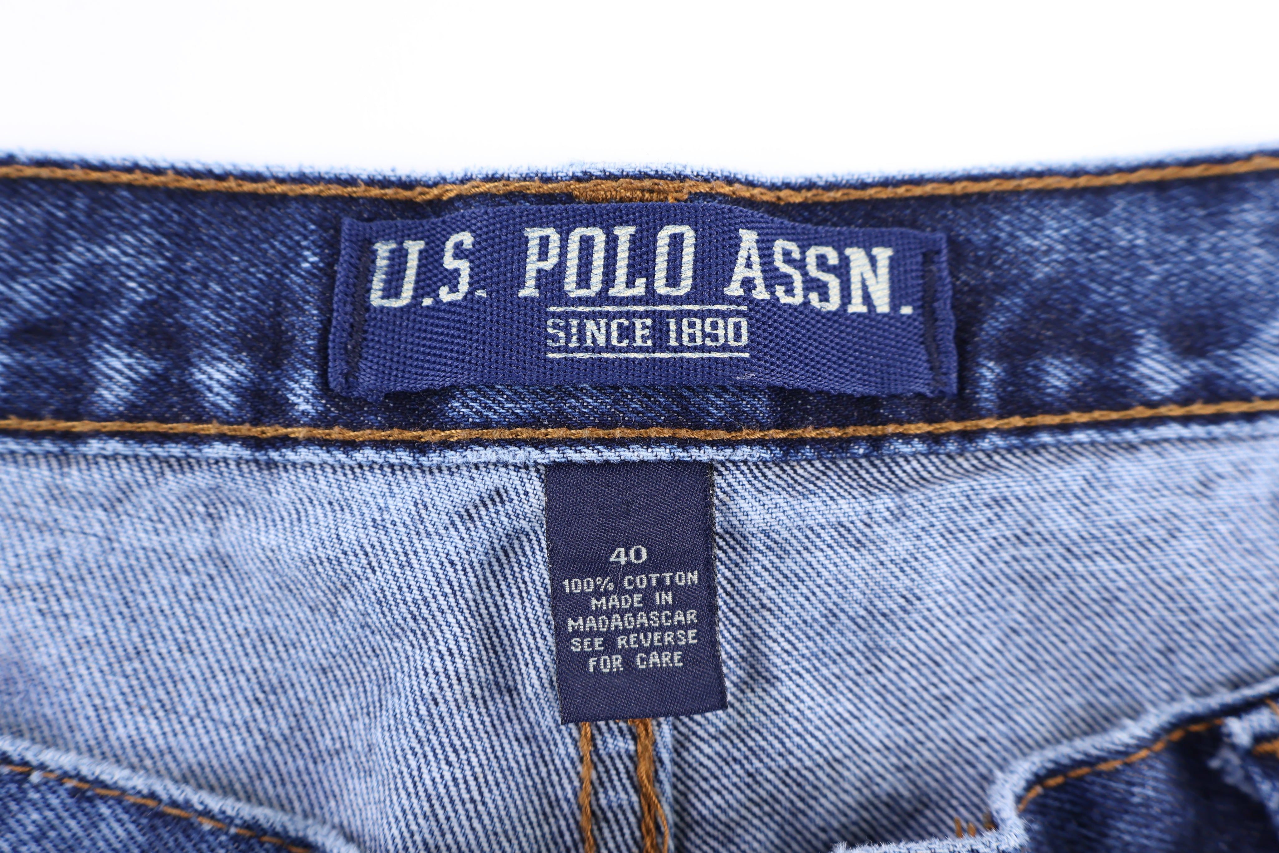 Y2K U.S. Polo ASSN Dark Wash Denim Shorts
