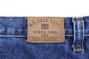 Y2K U.S. Polo ASSN Dark Wash Denim Shorts