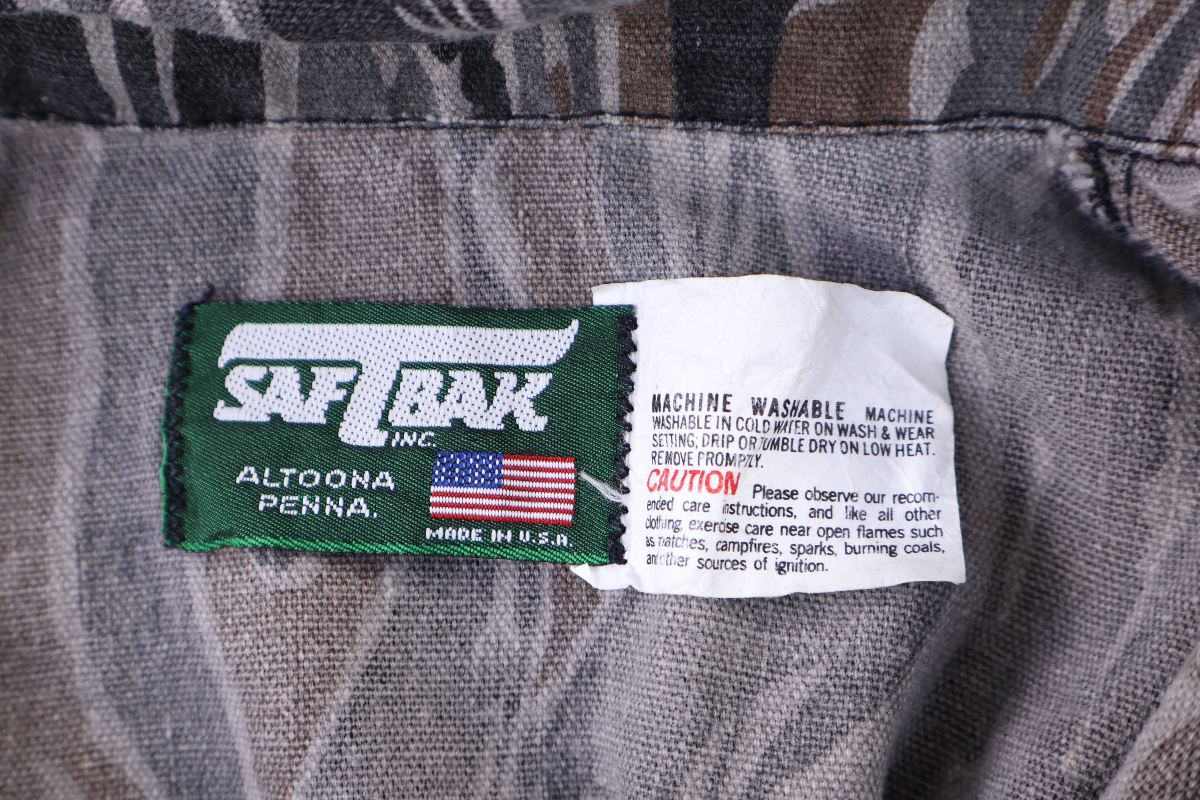80's Saf Bak Lightweight Camo Chore Jacket