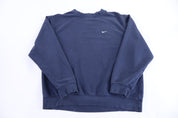 Vintage Nike Embroidered Logo Blue Sweatshirt