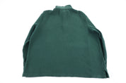 Polo by Ralph Lauren Embroidered Logo Green Quarter Zip Sweater