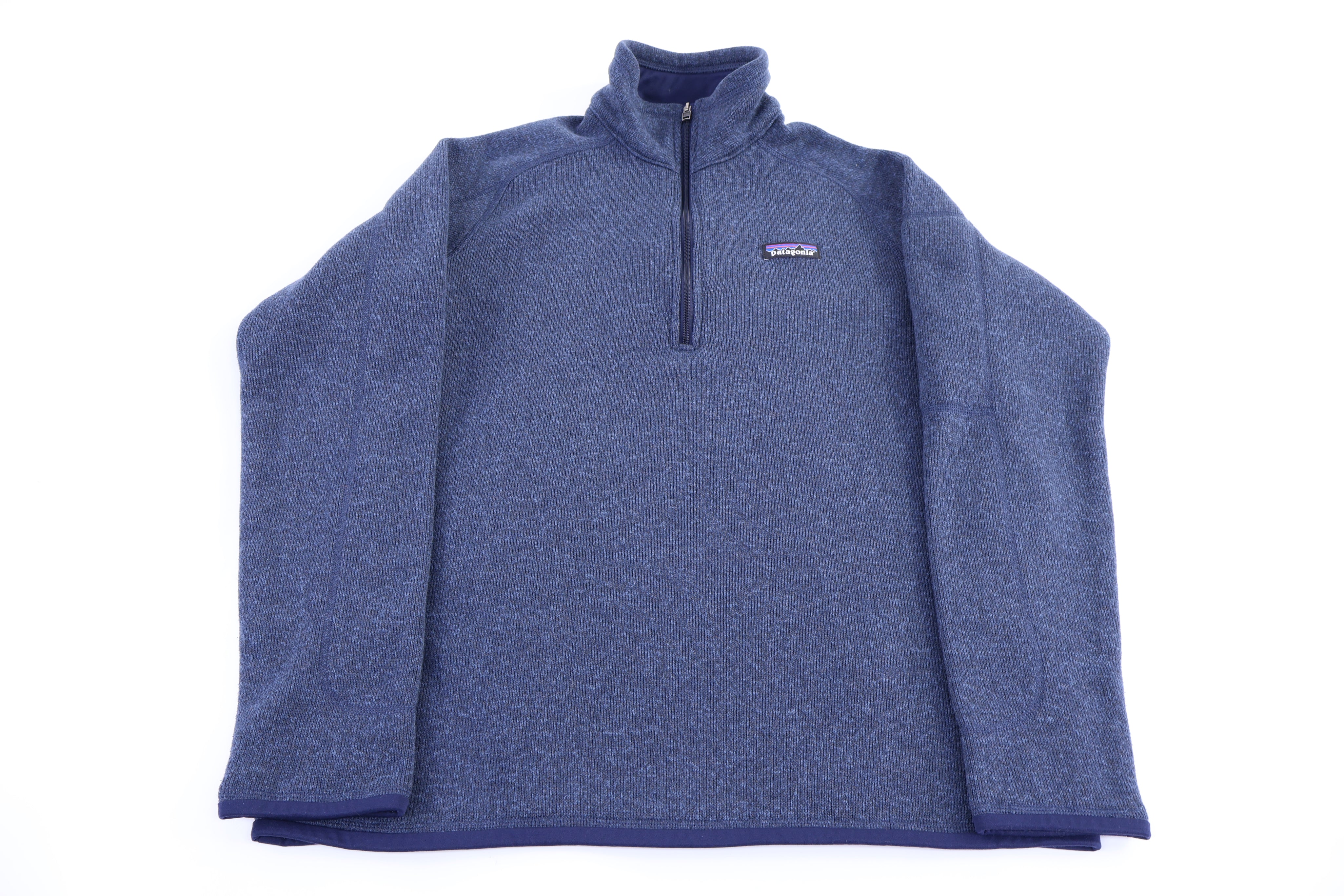 Patagonia Logo Patch Quarter Zip Sweater