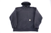 Carhartt Logo Patch Black Pullover Hoodie