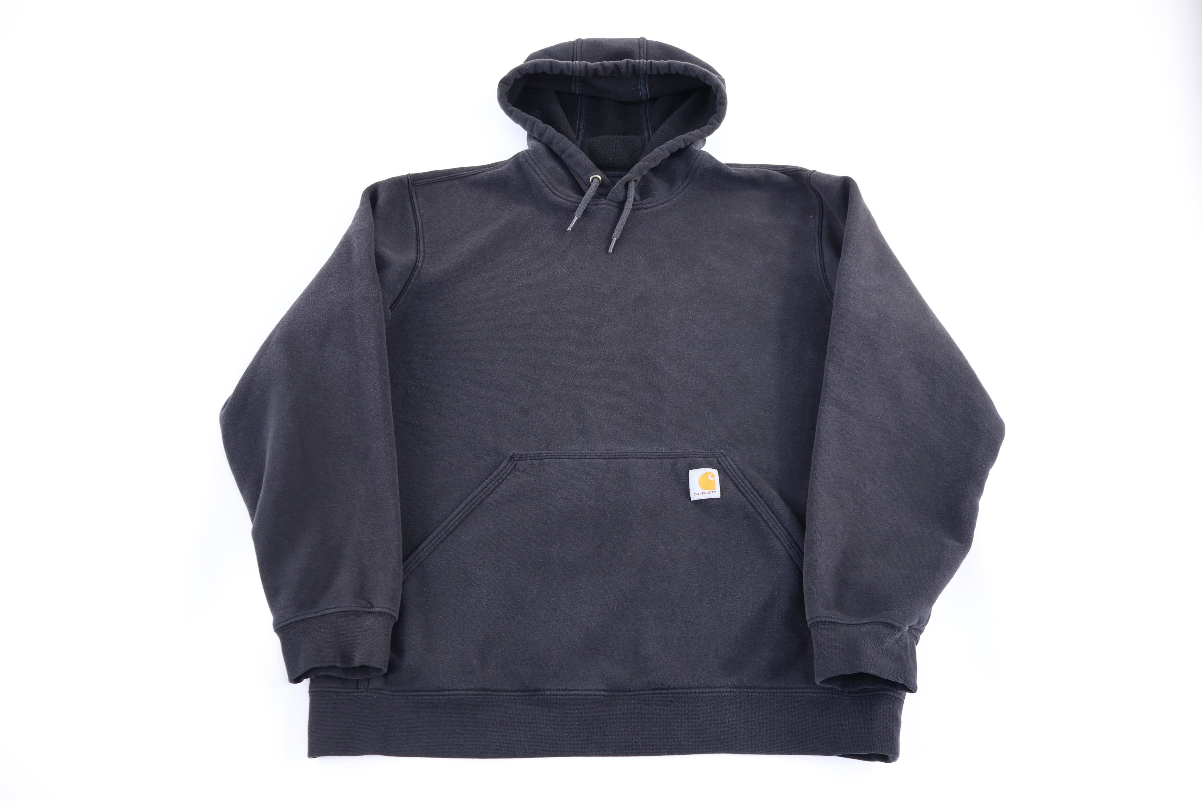 Carhartt Logo Patch Black Pullover Hoodie