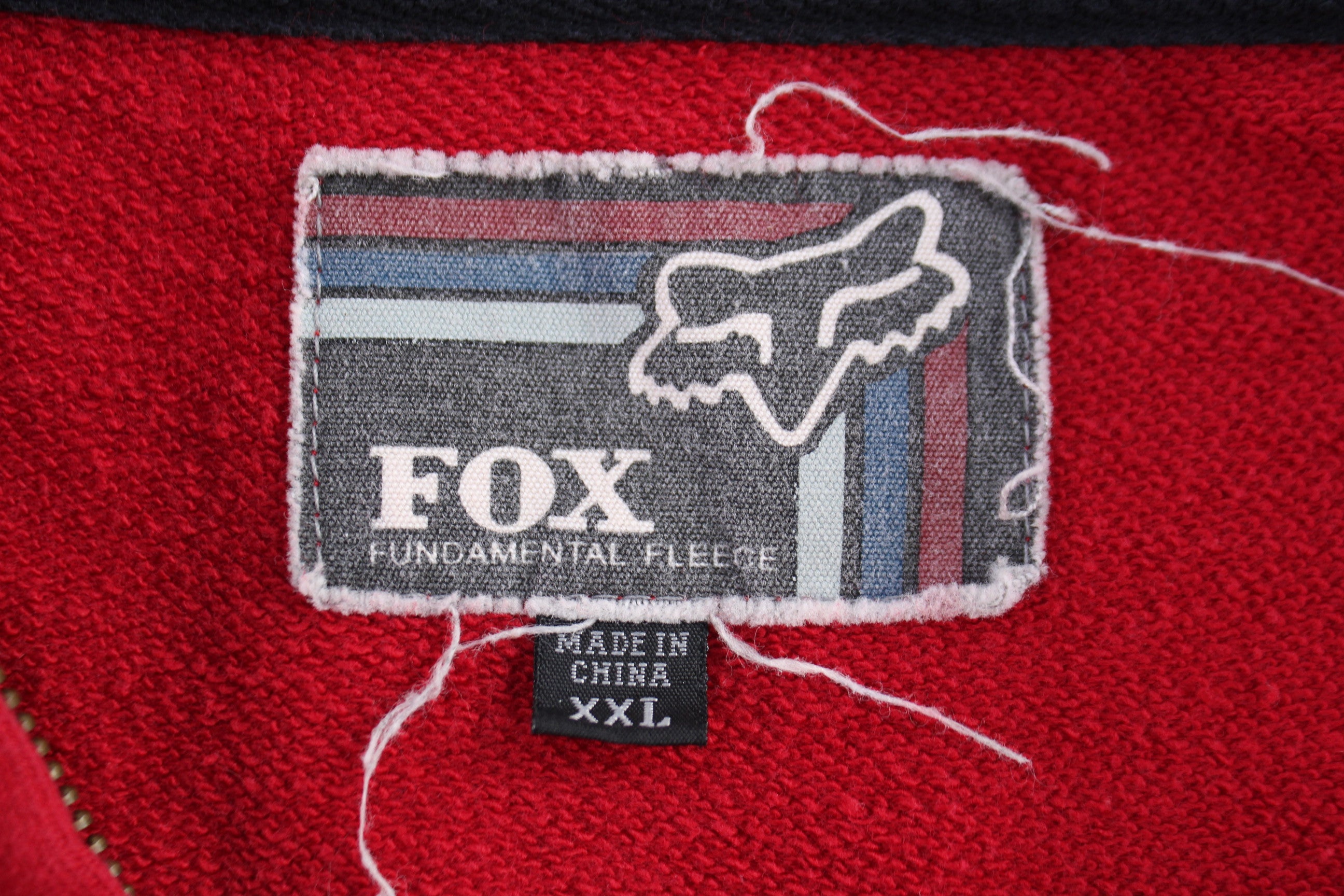Fox Racing Red Full Zip Jacket